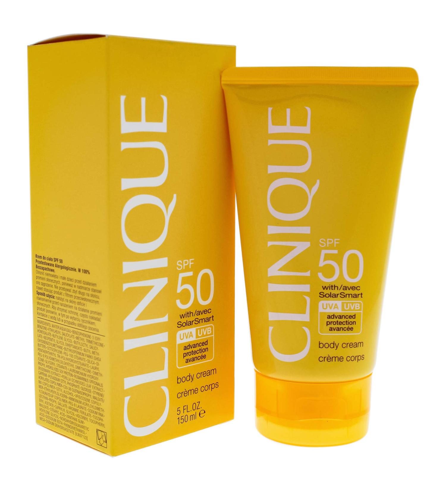 Clinique Body Cream SPF 50 with Solar Smart 5 oz