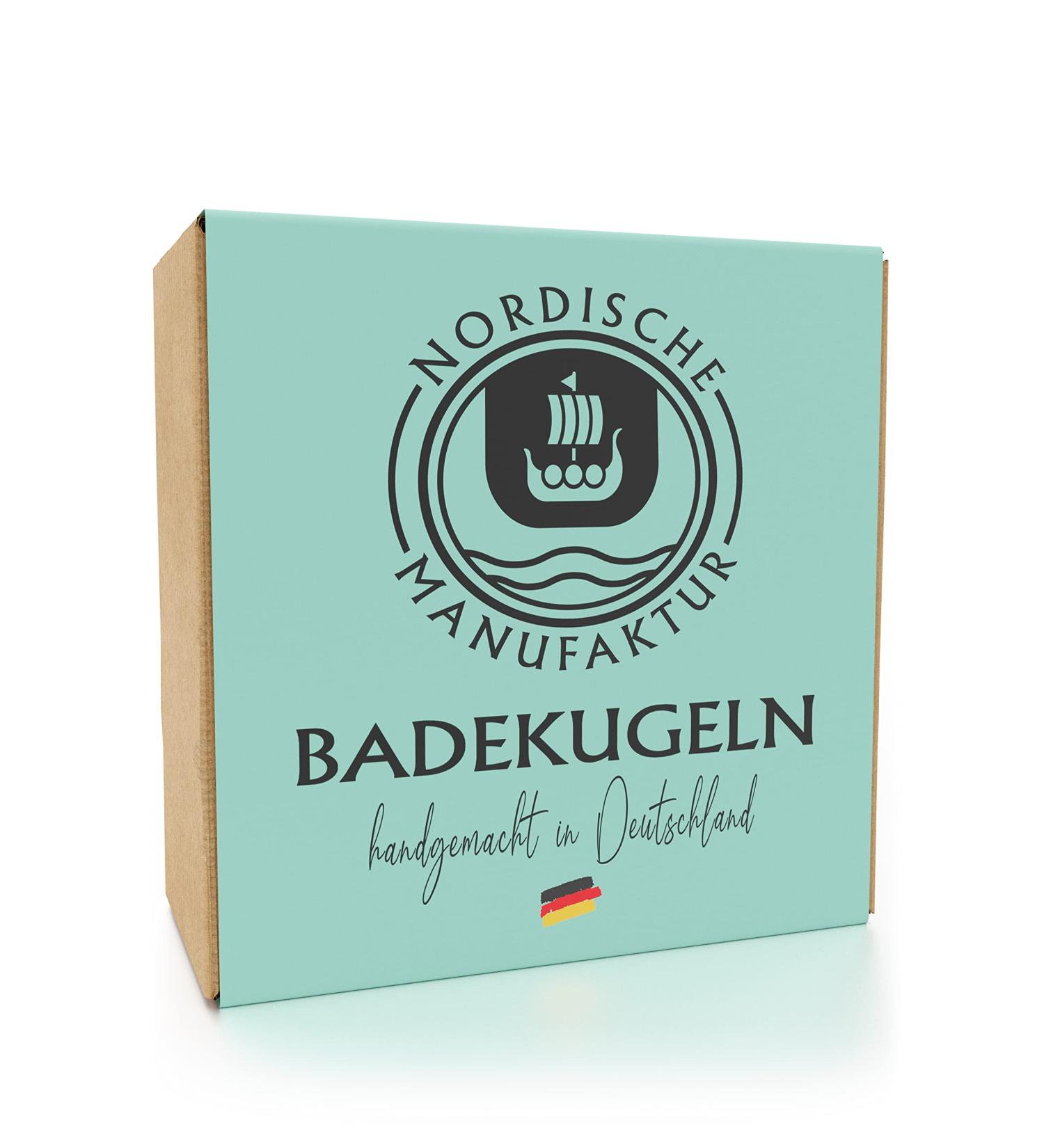 Buy 4 Premium Handmade Bathing Bombs Gift Set - Perfect for Women & Children - Made in Germany - Ideal as Gift or Advent Calendar - Bath Balls & Additives - Buy Online on GoSupps.com