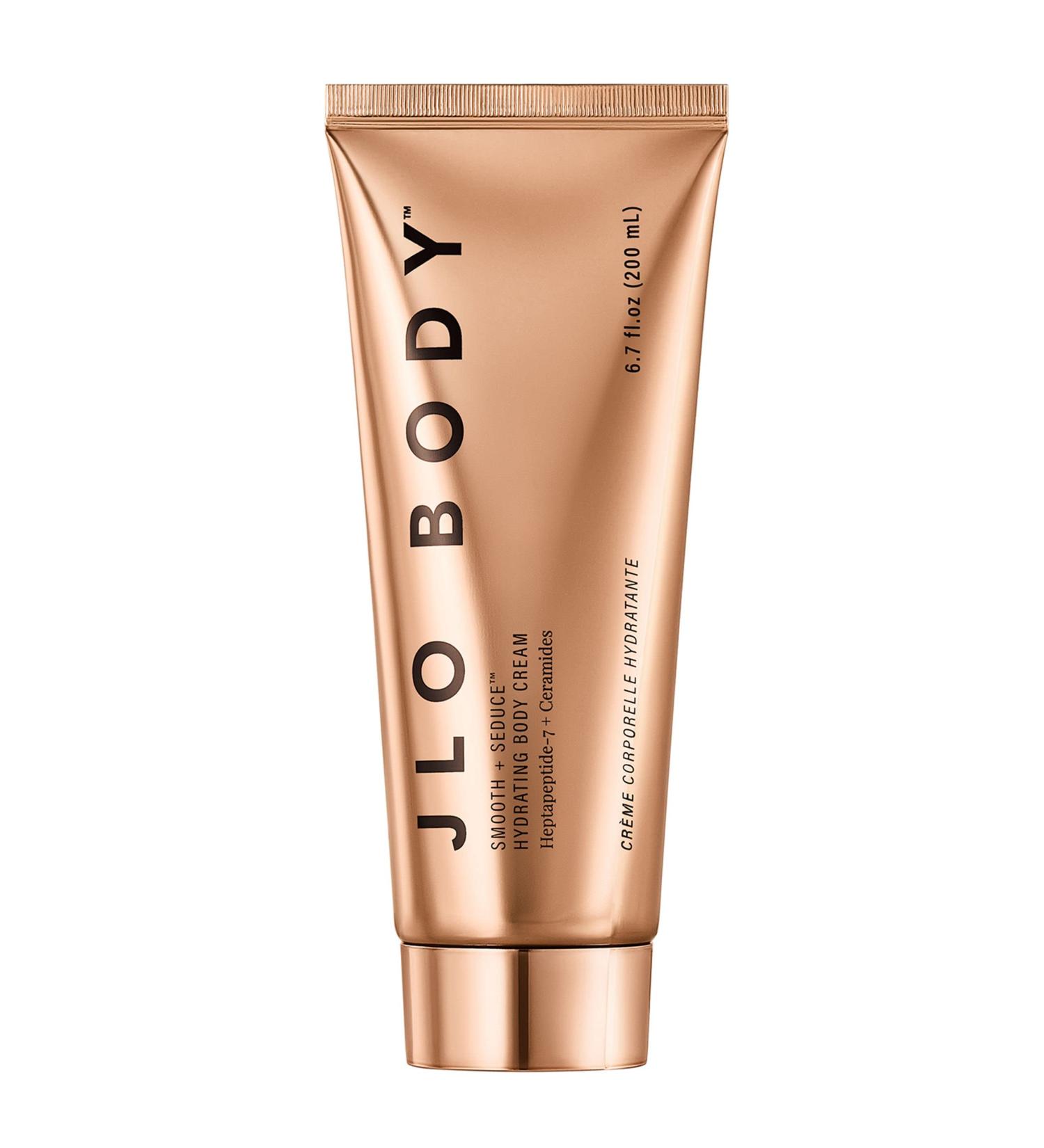 JLO BEAUTY Smooth + Seduce Hydrating Body Cream - Hydrating, Contouring, & Firming Formula with Heptapeptide-7 & Ceramides - 6.7 Oz - Buy Online on GoSupps.com
