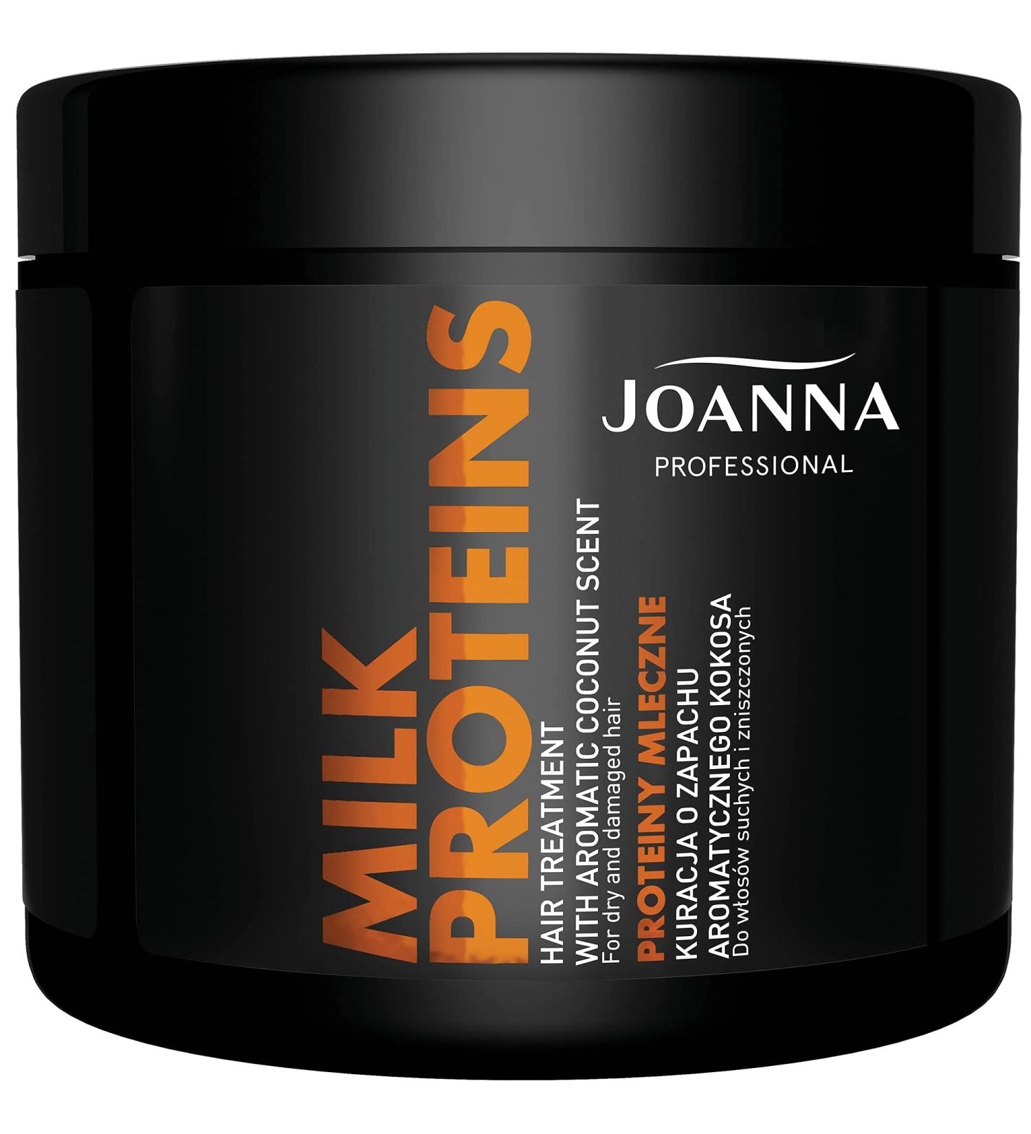 Joanna Professional Hair Care Cream with Milk Proteins - 500g | Nourishing Formula for Dry Stressed Hair | Salon Quality Treatment - Buy Online on GoSupps.com