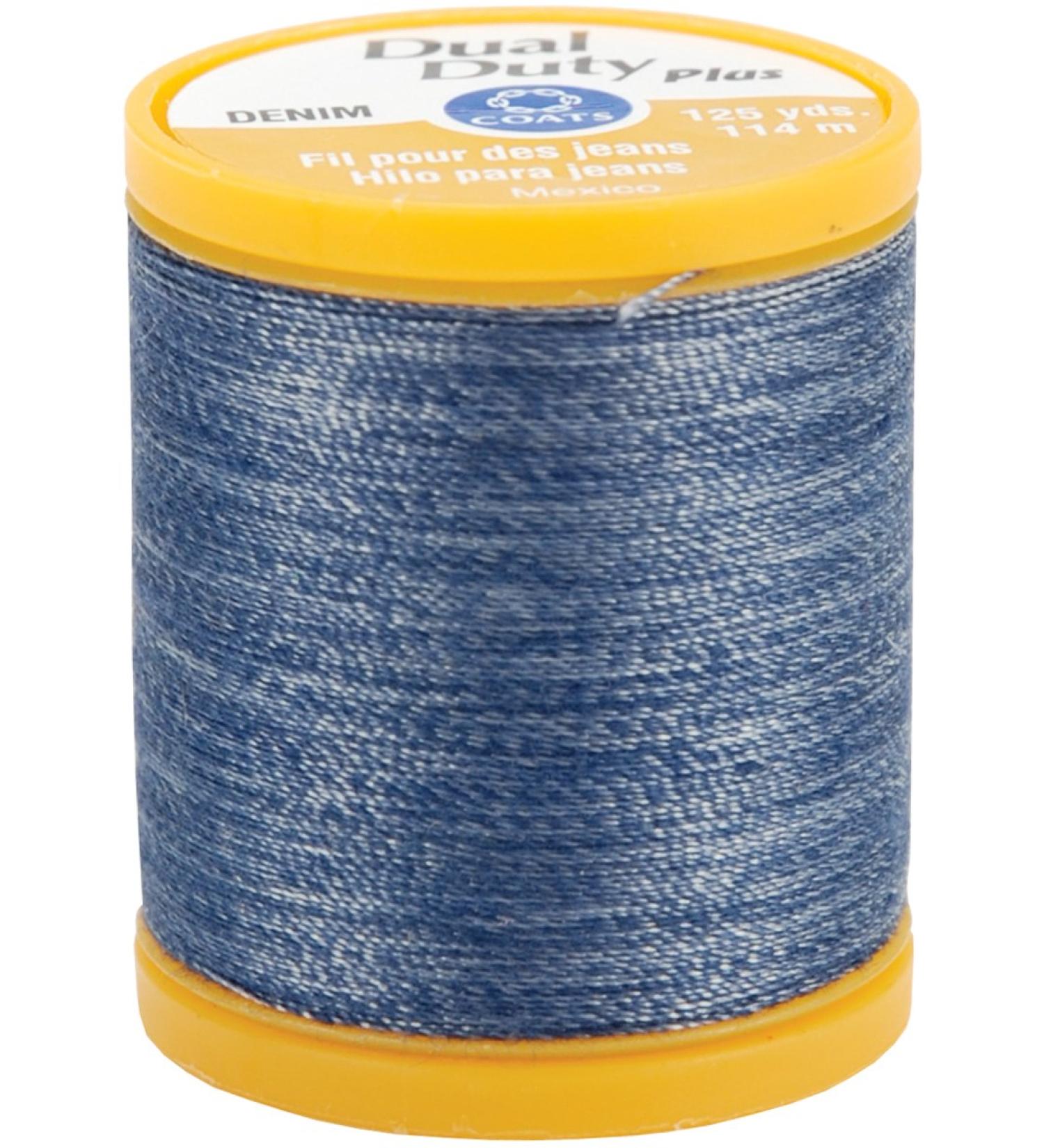 Coats & Clark Dual Duty Plus Denim Thread - 125 YD - Denim Blue - Buy Online on GoSupps.com