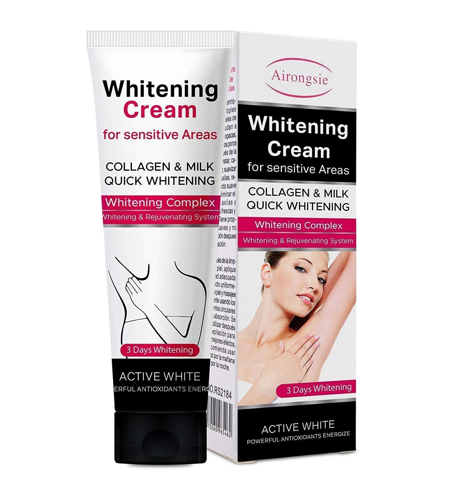 Natural and Mild Skin Lightening Cream for Face, Underarms, Neck, and Groin - Best for Dark Spots - Fast Results - Buy Online on GoSupps.com