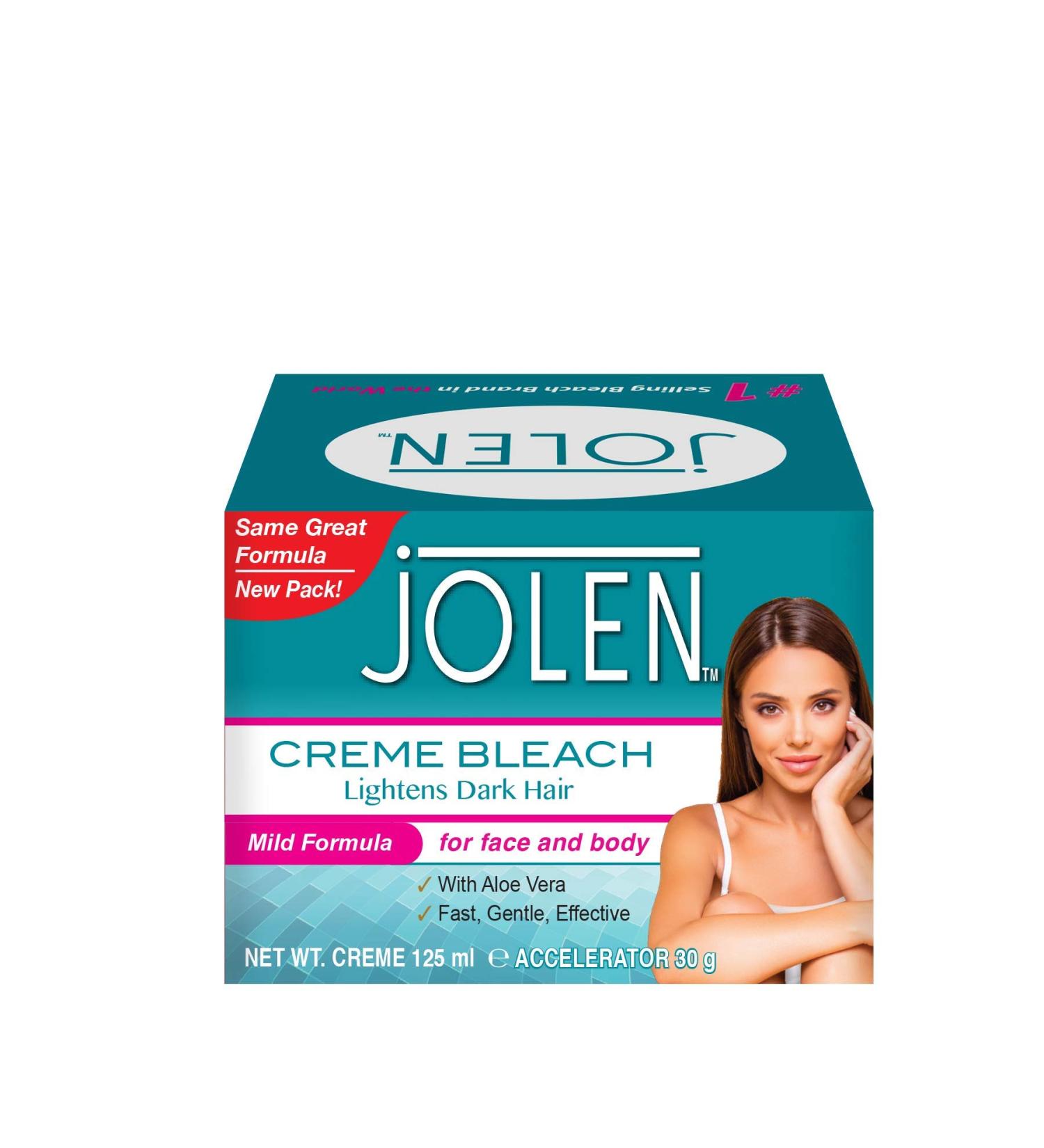Jolen Mild 125ml Facial Bleach - Brighten and Lighten Skin Tone - 125ml - Buy Online on GoSupps.com