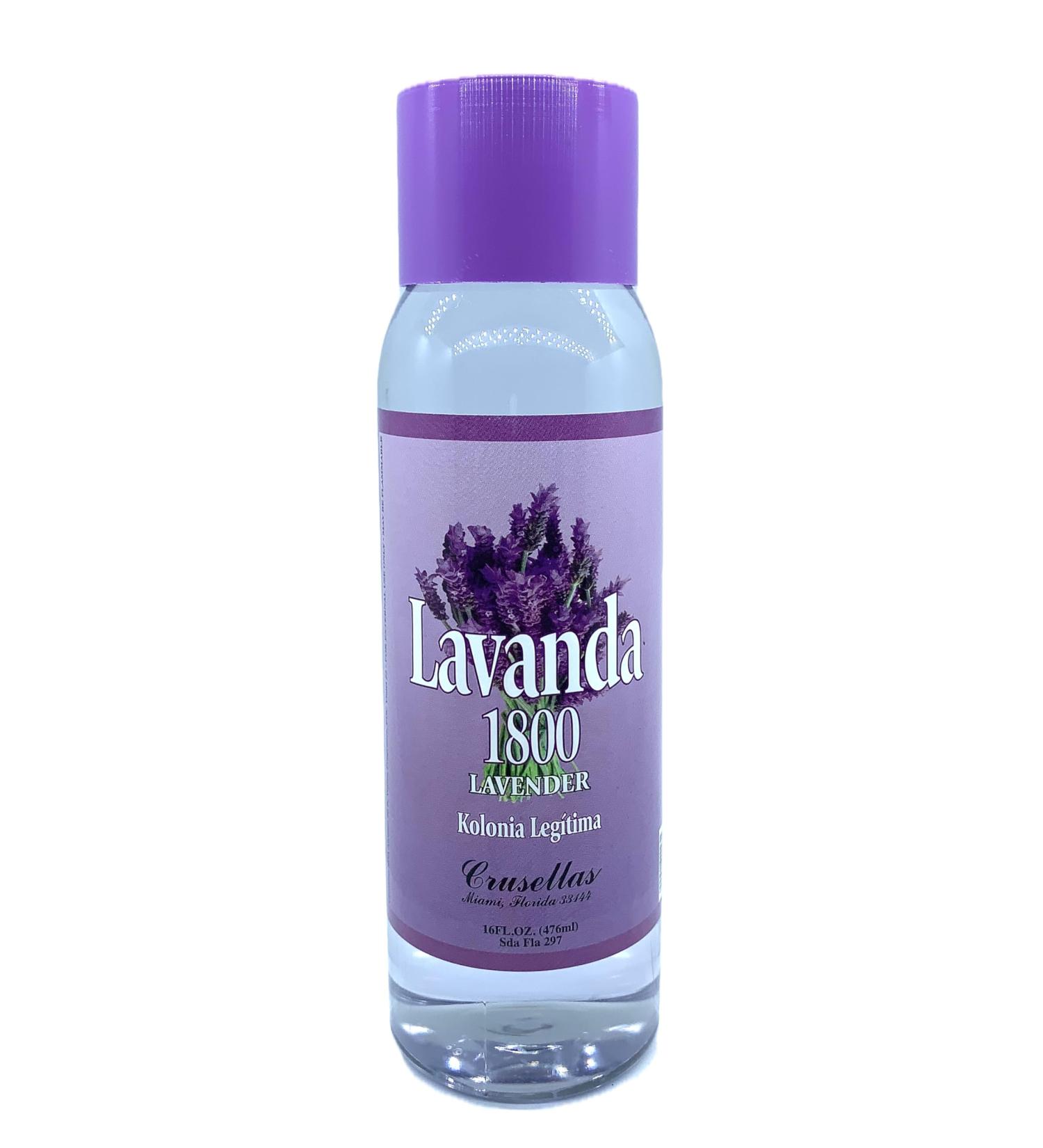 Legitima Agua de Kolonia 1800 Lavender (Lavanda) Splash Cologne 16 Fl. Oz. 16 Fl Oz (Pack of 1)