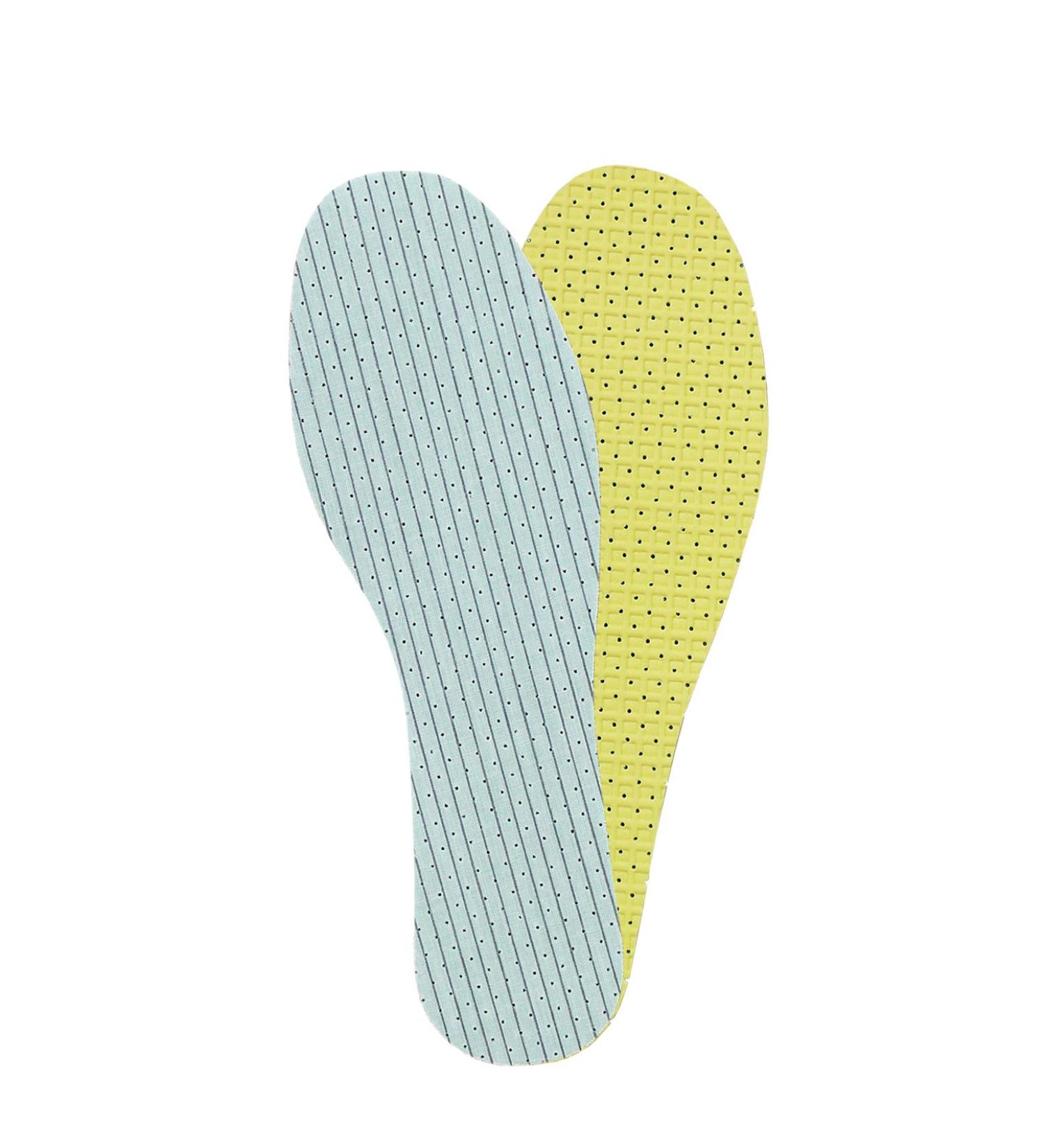 Kaps Duo Latex Insoles - Double Layer Shoe Inserts for Men - Size 44 EUR / 10 UK - Odour Neutralizing & Multicolour - Buy Online on GoSupps.com