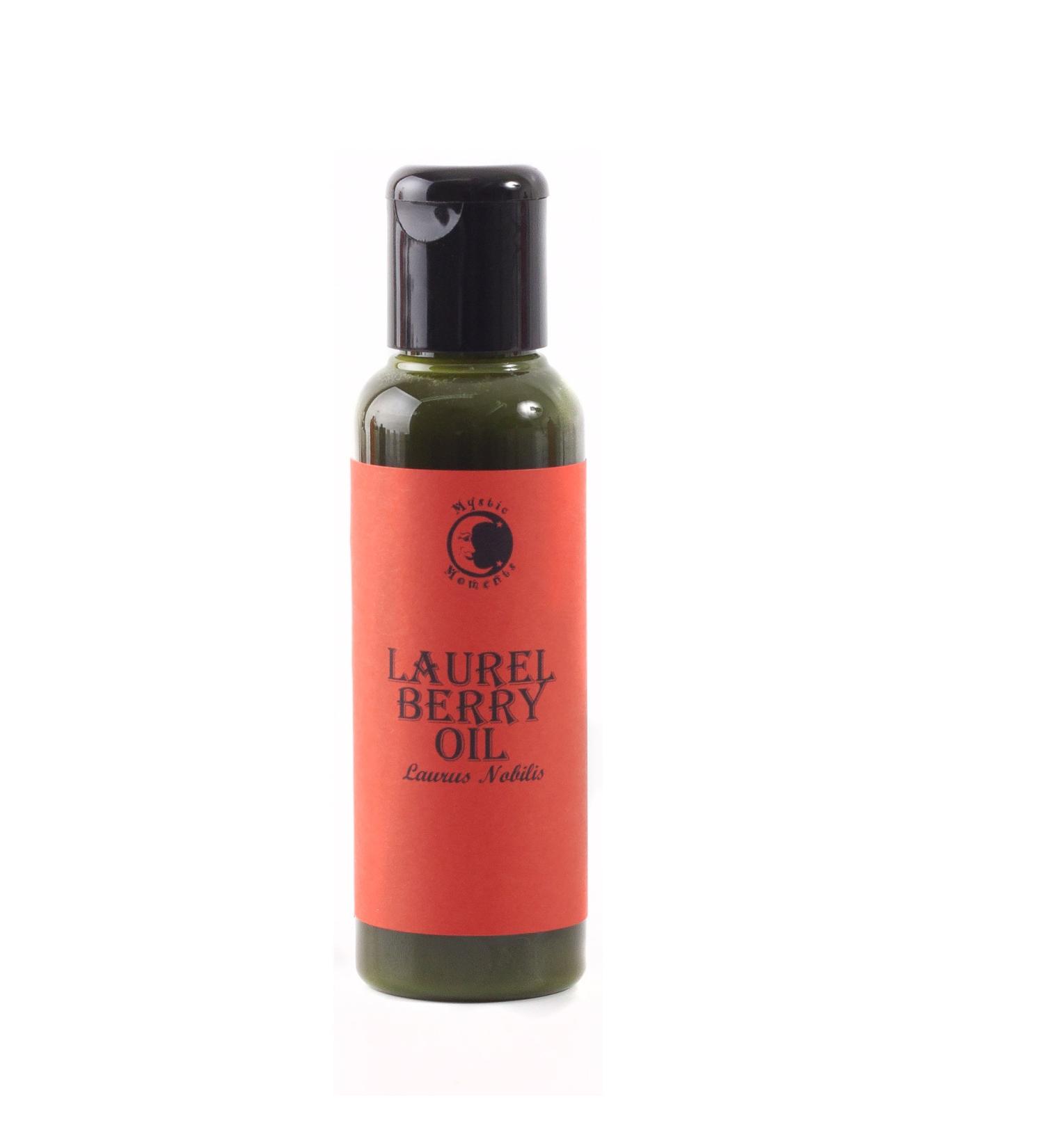Mystic Moments Laurel Berry Carrier Oil 250ml - Pure Natural Vegan Oil for Hair Face Nails Aromatherapy & Massage - Buy Online on GoSupps.com