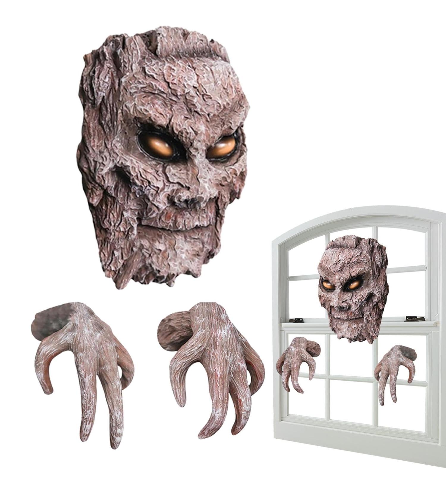 Unique Border Tree Ornament & Creative Bark Face Halloween Makeup Props - Buy Online on GoSupps.com