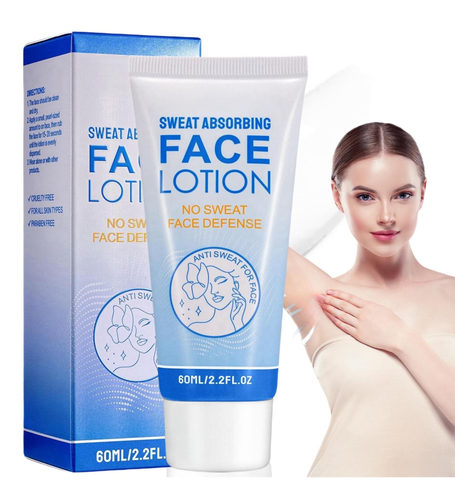 Sweat Absorbing Face Lotion Face Discourage Sweat Face Antiperspirant Antiperspirant and Oil Control Lotion Antiperspirant for Face Anti Sweat Oil Face Lotion Forehead and Scalp and Oily Face Control - Buy Online on GoSupps.com