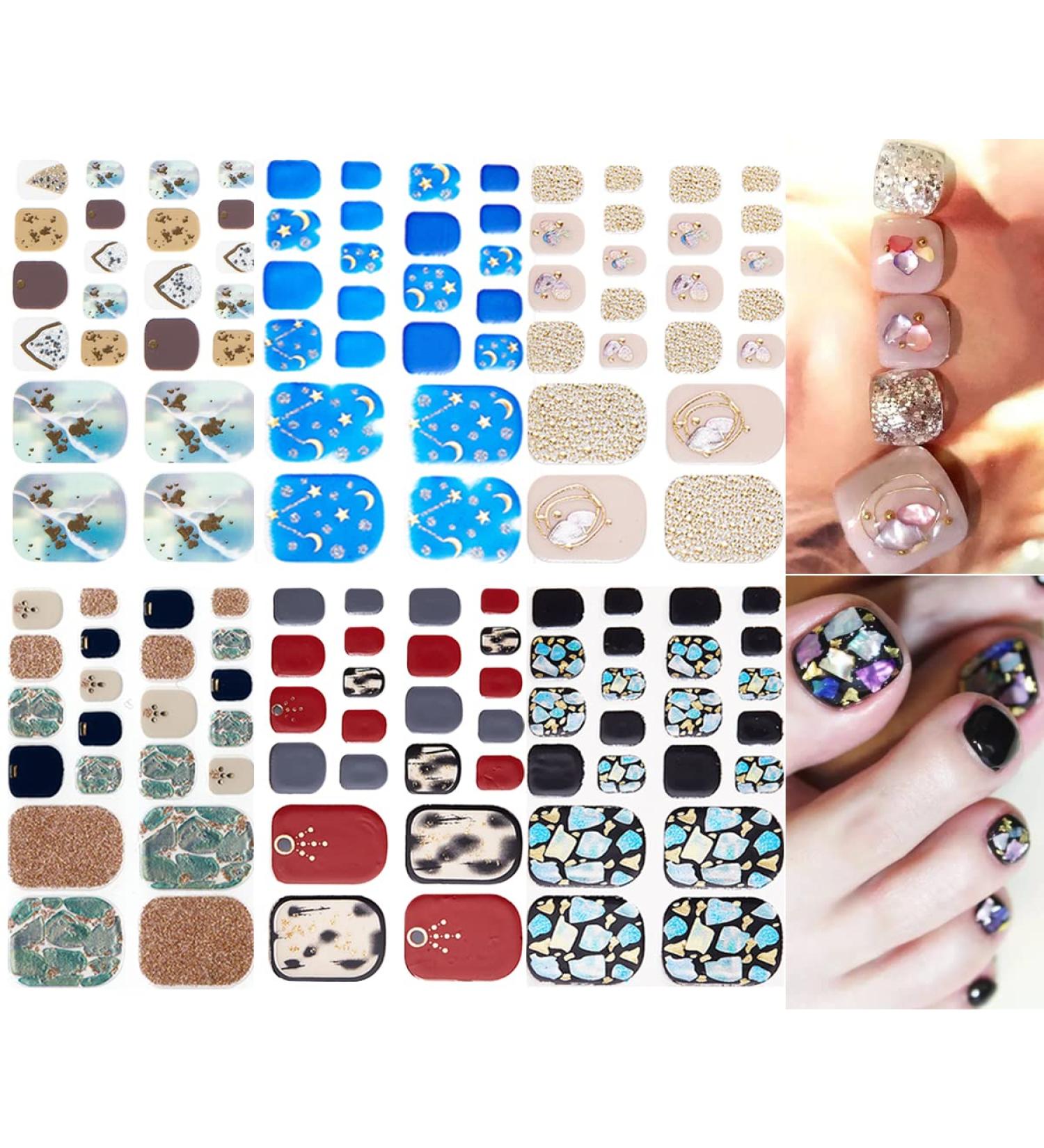NAILDOKI Nail Foil & Stickers - Self-Adhesive Nail Art for Beautiful DIY Manicure | J3-04 - Buy Online on GoSupps.com
