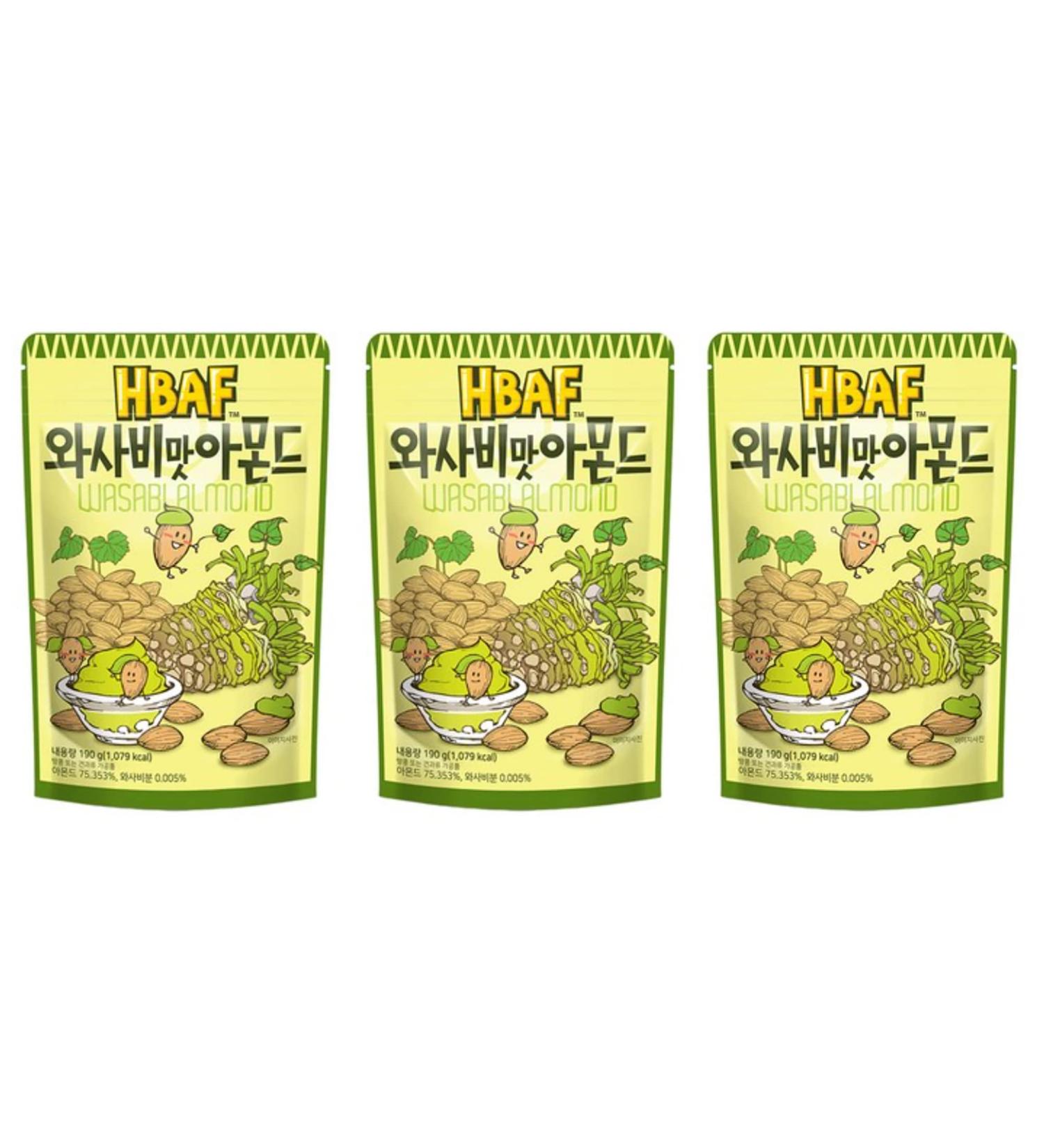 HBAF Wasabi Almond 190g (Pack of 3) - Buy Online on GoSupps.com