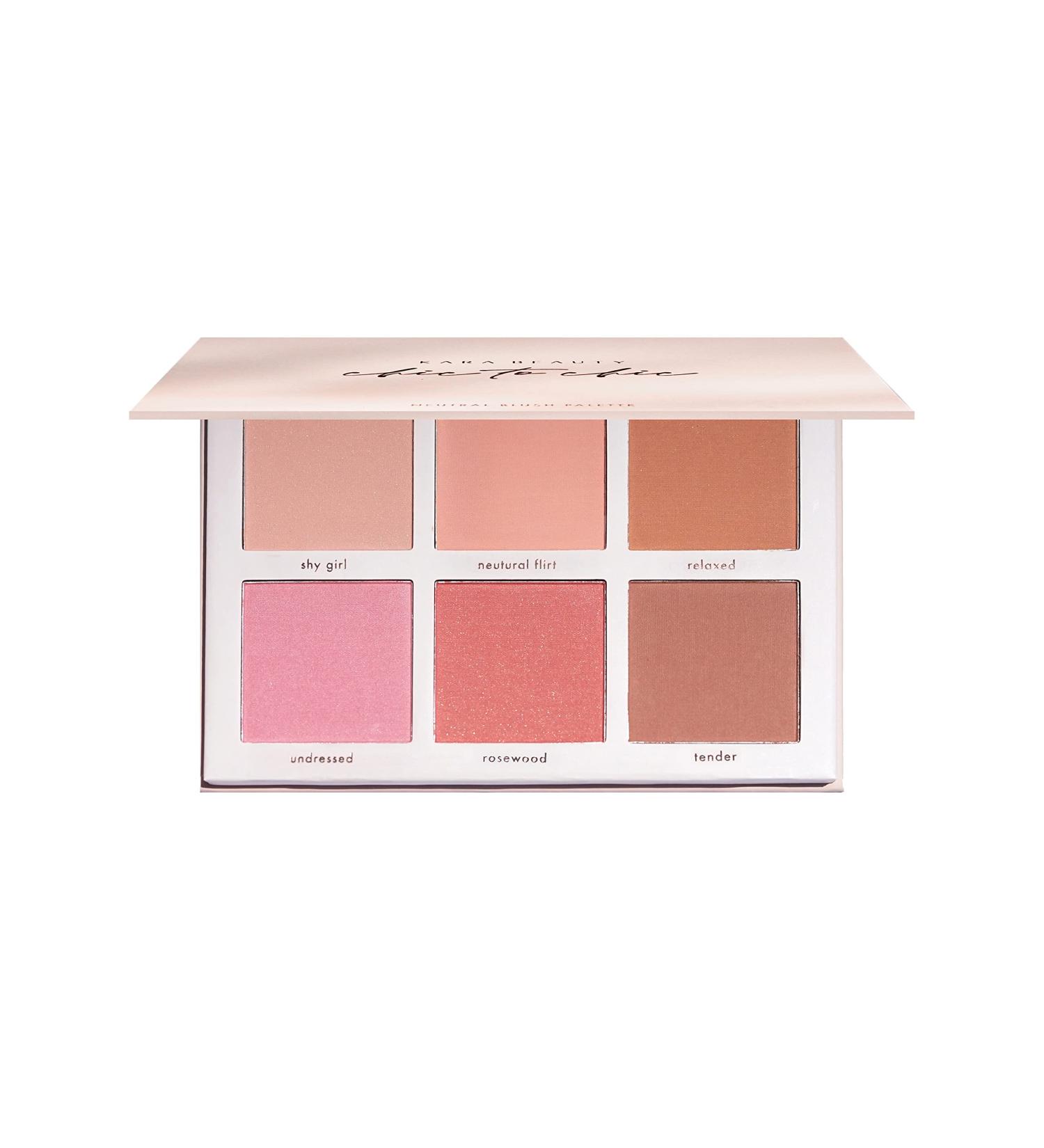Kara Beauty Chic to Chic 6-Pan Neutral Blush Palette - Vegan | International Shipping Available - Buy Online on GoSupps.com