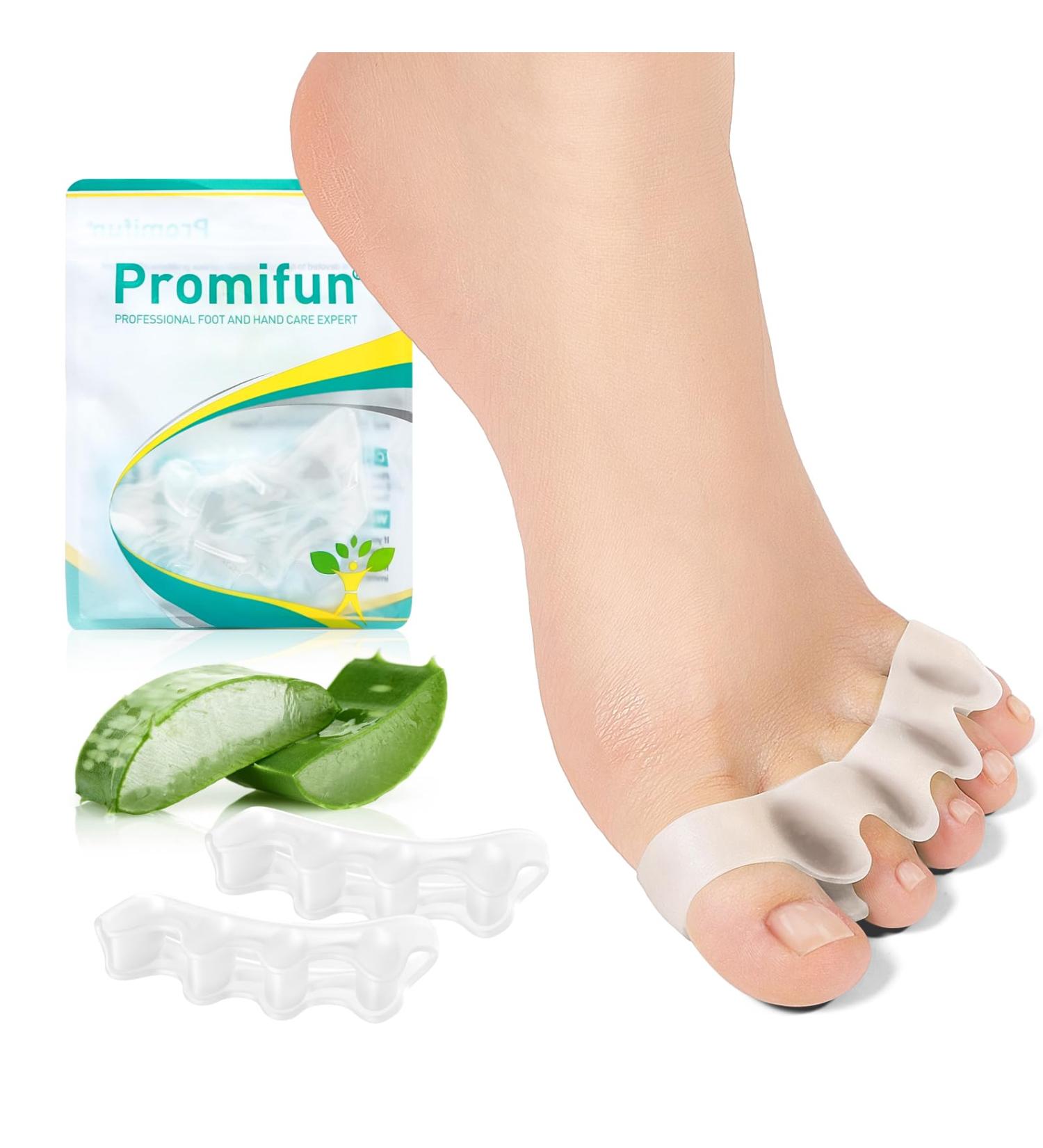 Toe Separators for Bunions - Promifun 8 Pack Toe Spacers | Correct Bunions & Restore Toes | Ideal for Running & Yoga - Buy Online on GoSupps.com