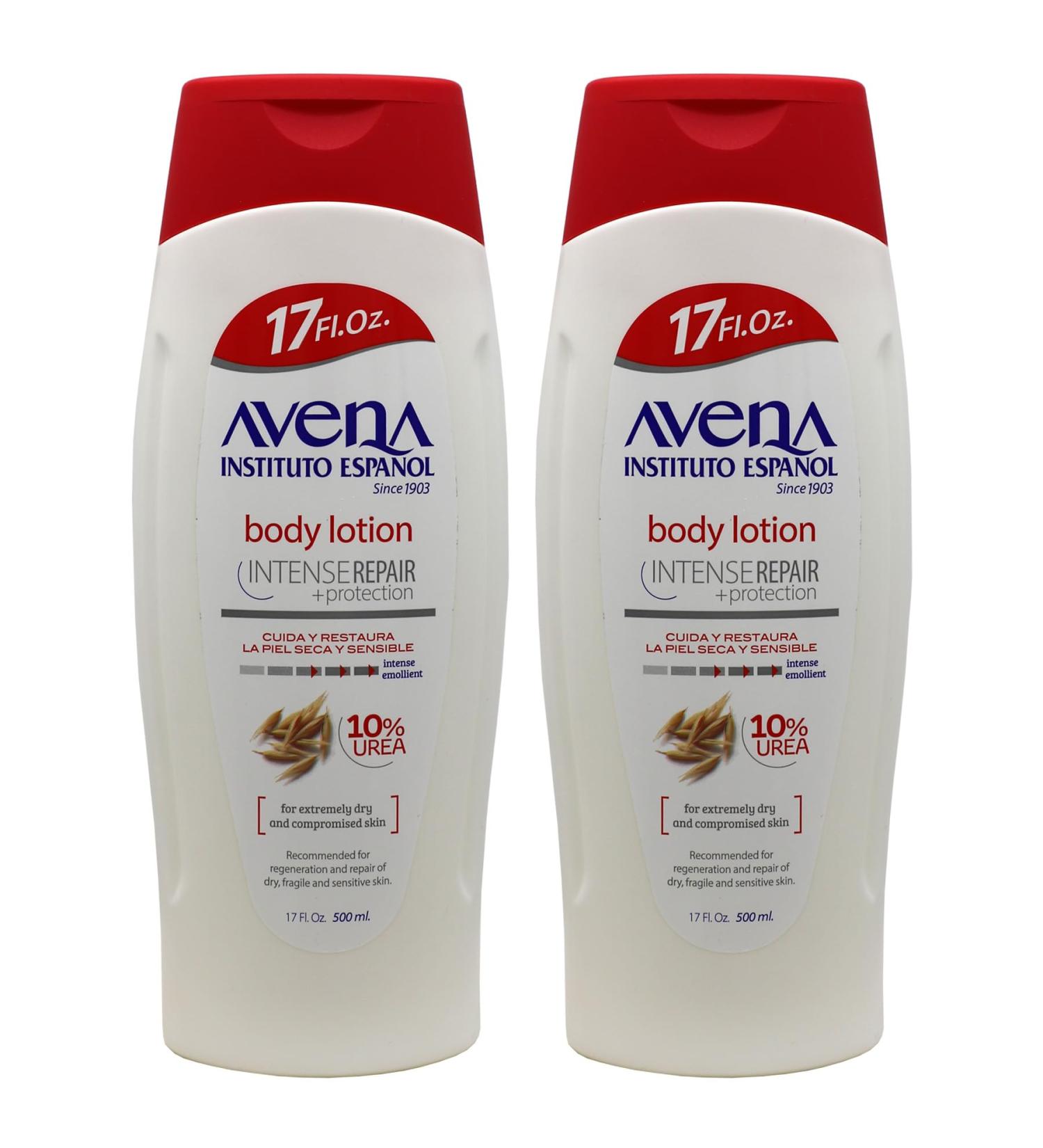 Avena Instituto Espanol Intense Repair Protection Body Lotion for Sensitive Skin Soothes The Skin Intense Emollient Soft and Glowing Skin Dry Skin 17 Fl Oz Each 2- Pack Bottles 1 Fl Oz (Pack of 2) - Buy Online on GoSupps.com