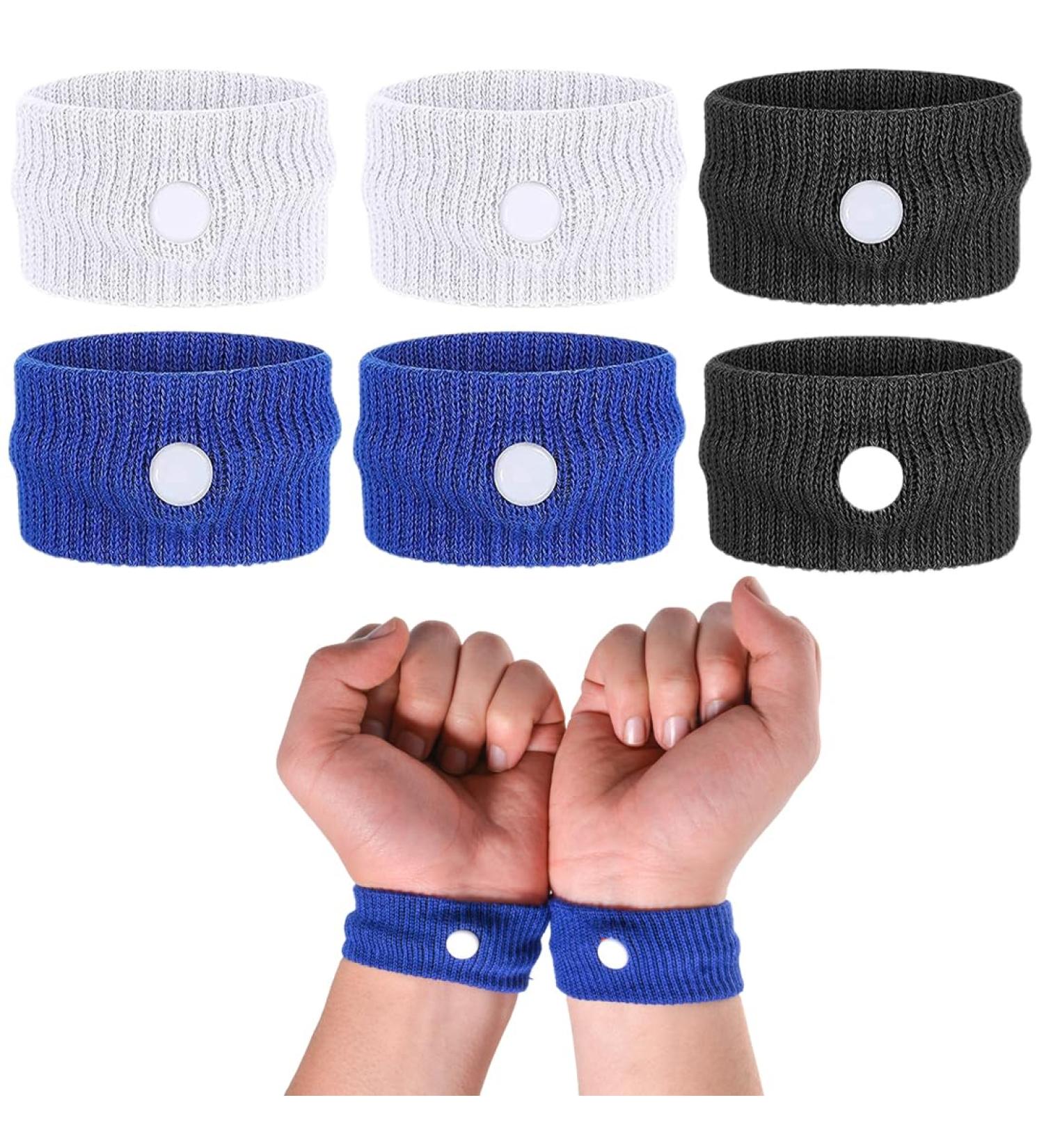 Relieve Travel Sickness with Menyiyds 3 Pairs of Shiatsu Bracelets Nausea Relief for Morning Seasickness & Travel - Buy Online on GoSupps.com