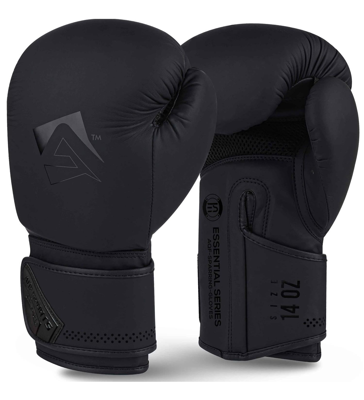 AQF Boxing Gloves - Premium Leather MMA & Kickboxing Gloves for Men & Women | 8-16 Oz Sizes | Ideal for Muay Thai & Martial Arts - Buy Online on GoSupps.com