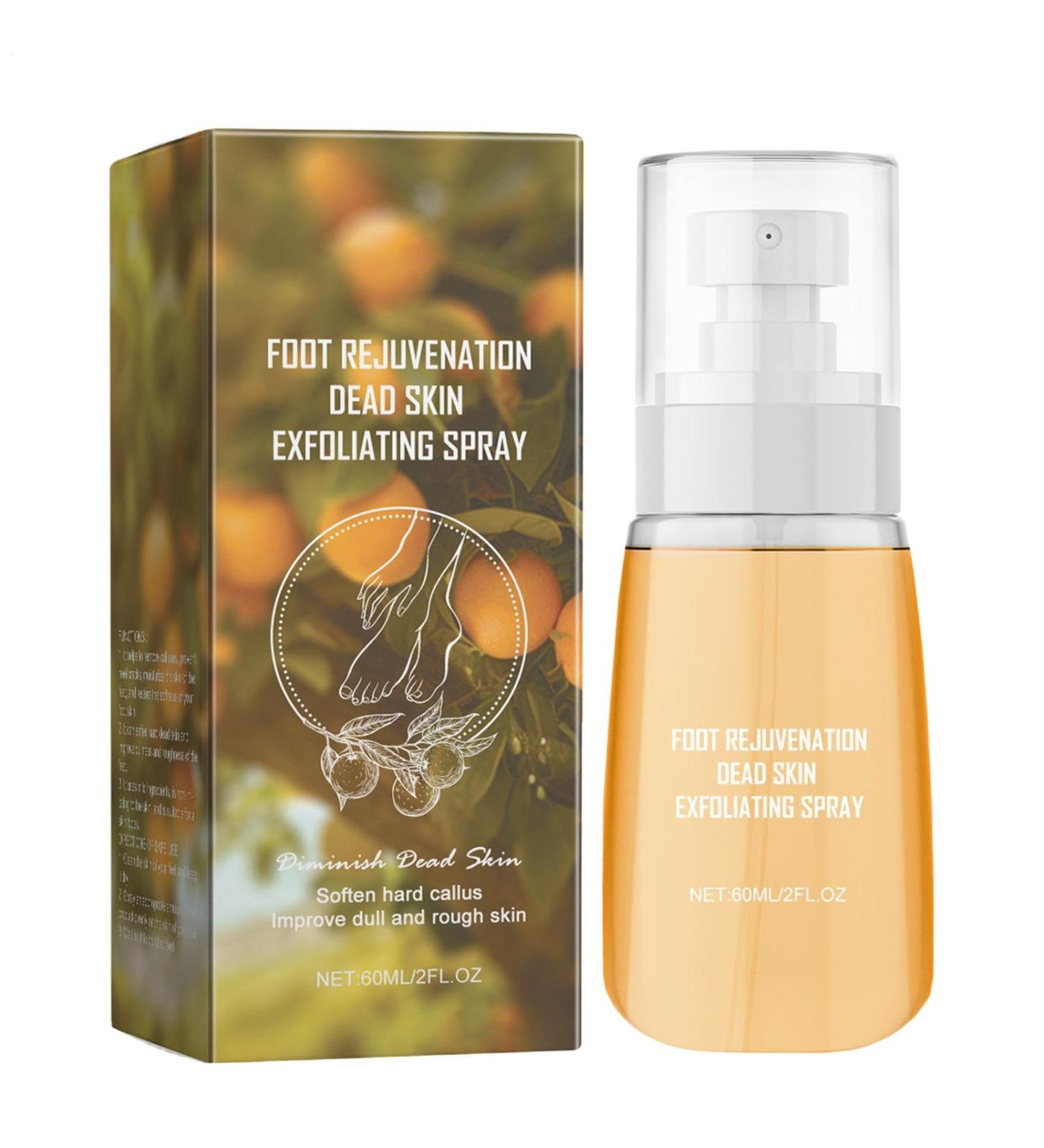  Tuxuseo Anti-callus foot spray 60 ml peel-off moisturizing spray exfoliant for dead skin cells during pedicures cleansing spray for all skin types - Buy Online on GoSupps.com