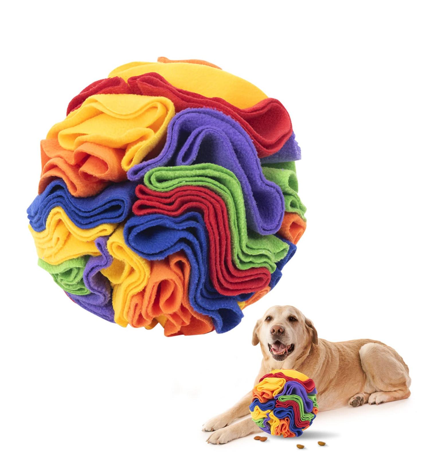 Sniffed Ball for Dogs | Interactive Smell Training Toys for Small & Medium Dogs | Washable Feed Mat | Stress Relief & Intelligence Boost - Buy Online on GoSupps.com