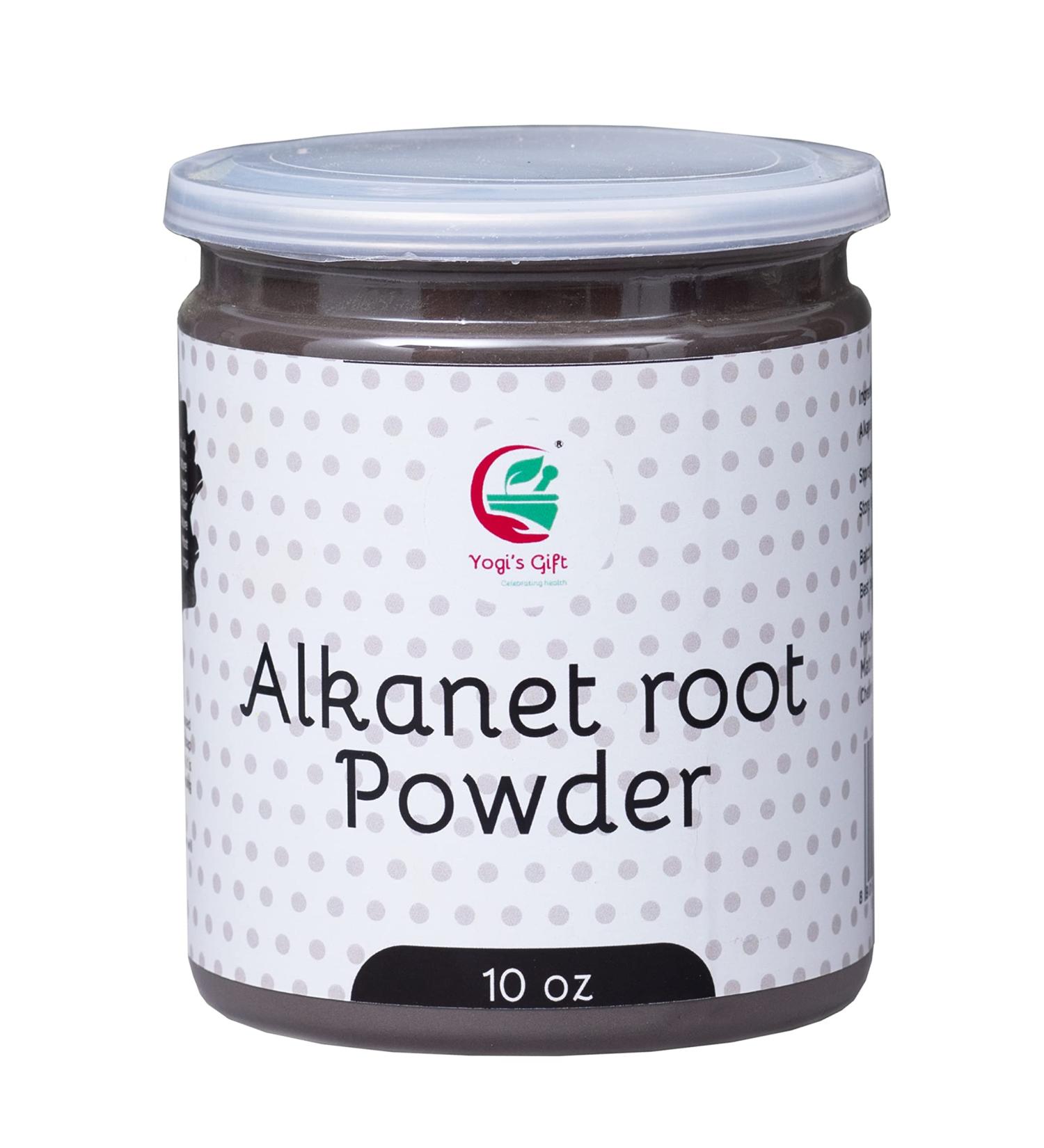 Alkanet Root Powder 10oz - 100% Natural Colourant for Soap Making | Gorgeous Color Shades | Ratanjot Root Powder by Yogis Gift  - Buy Online on GoSupps.com