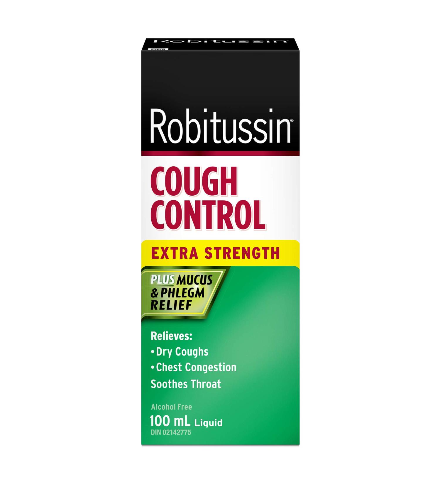 Robitussin Cough Control Extra Strength Cherry Flavor 100ml - Buy Online on GoSupps.com