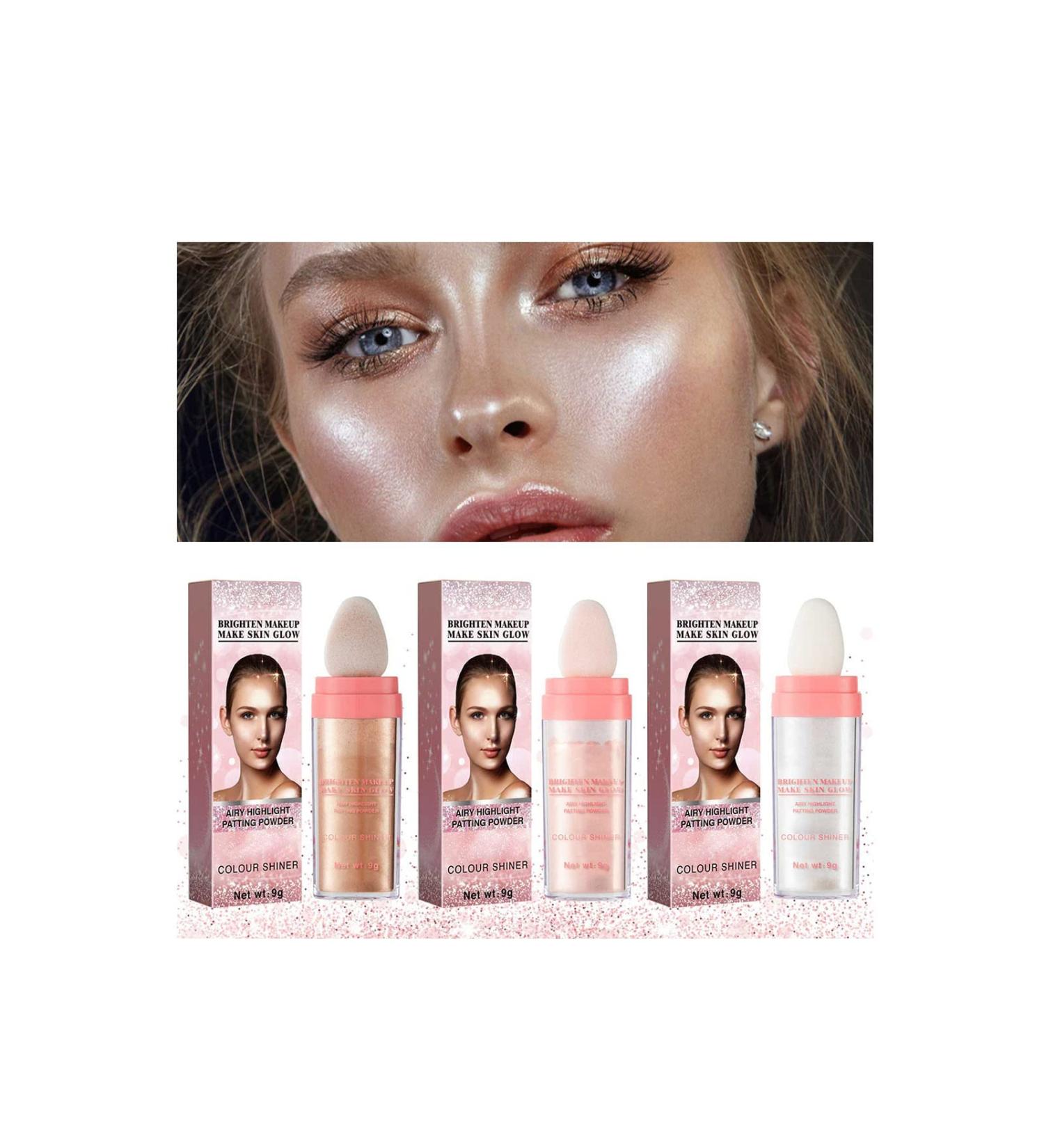 White Moonbeam Highlighter Stick - Natural Glow for Face & Body - Fairy Glitter Sparkle - 1.69 oz - Buy Online on GoSupps.com