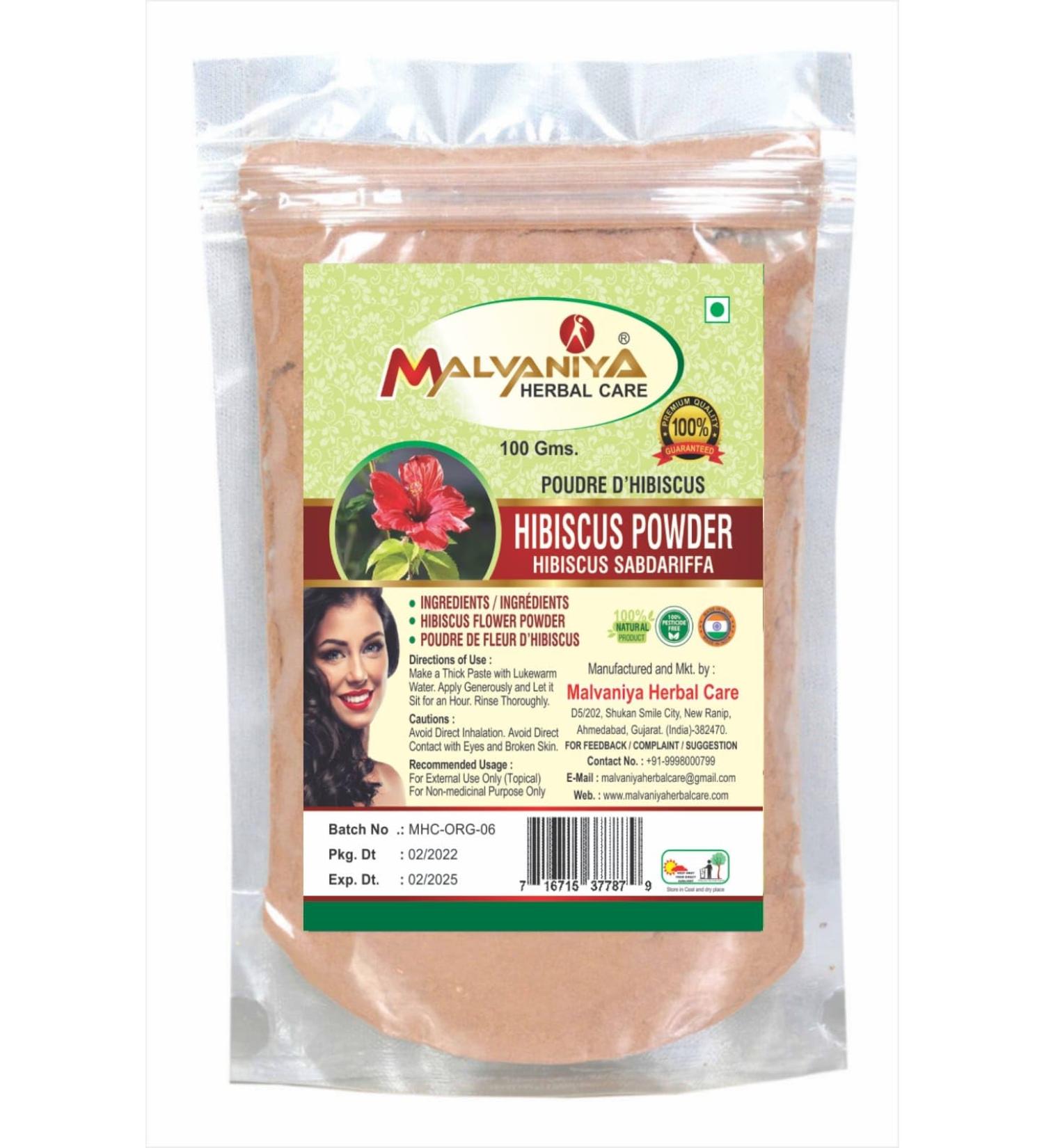 Hibiscus Powder For Hair External Use only (100 Grams)