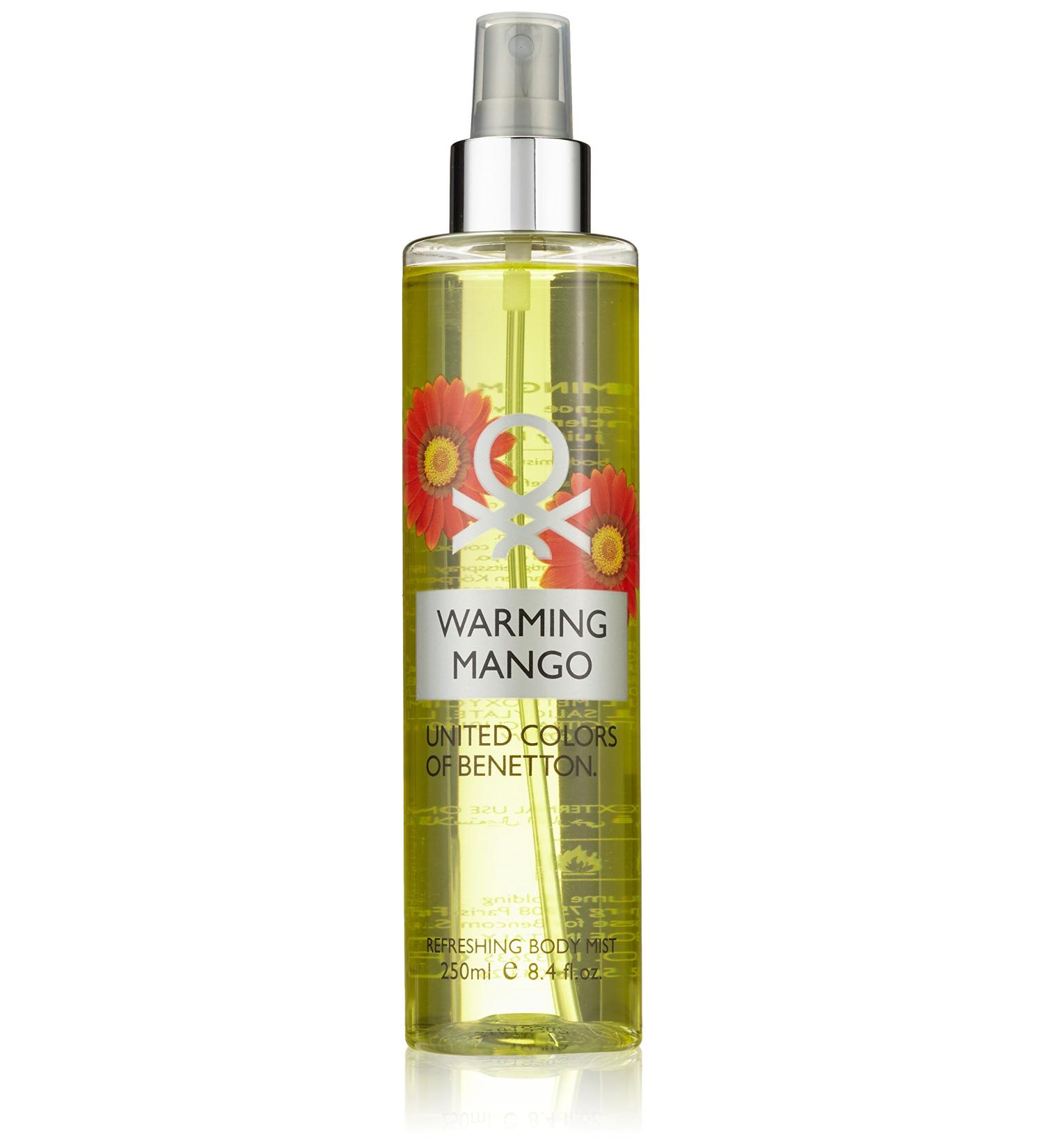 United Colors of Benetton Body Mist Warming Mango 8.4 Ounce