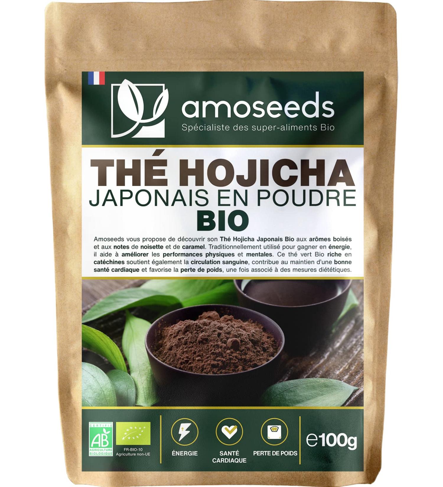 Organic Japanese Hojicha Tea Powder 100G | Premium Quality | Relaxation Digestion Low Caffeine - Buy Online on GoSupps.com