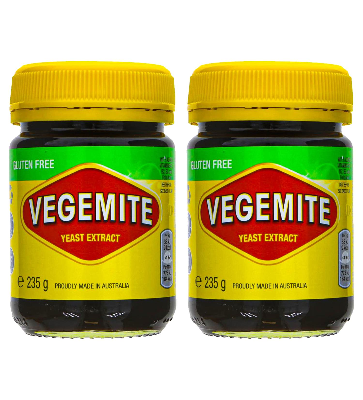 2 x Vegemite Gluten Free Yeast Extract Spread 235g - Buy Online on GoSupps.com