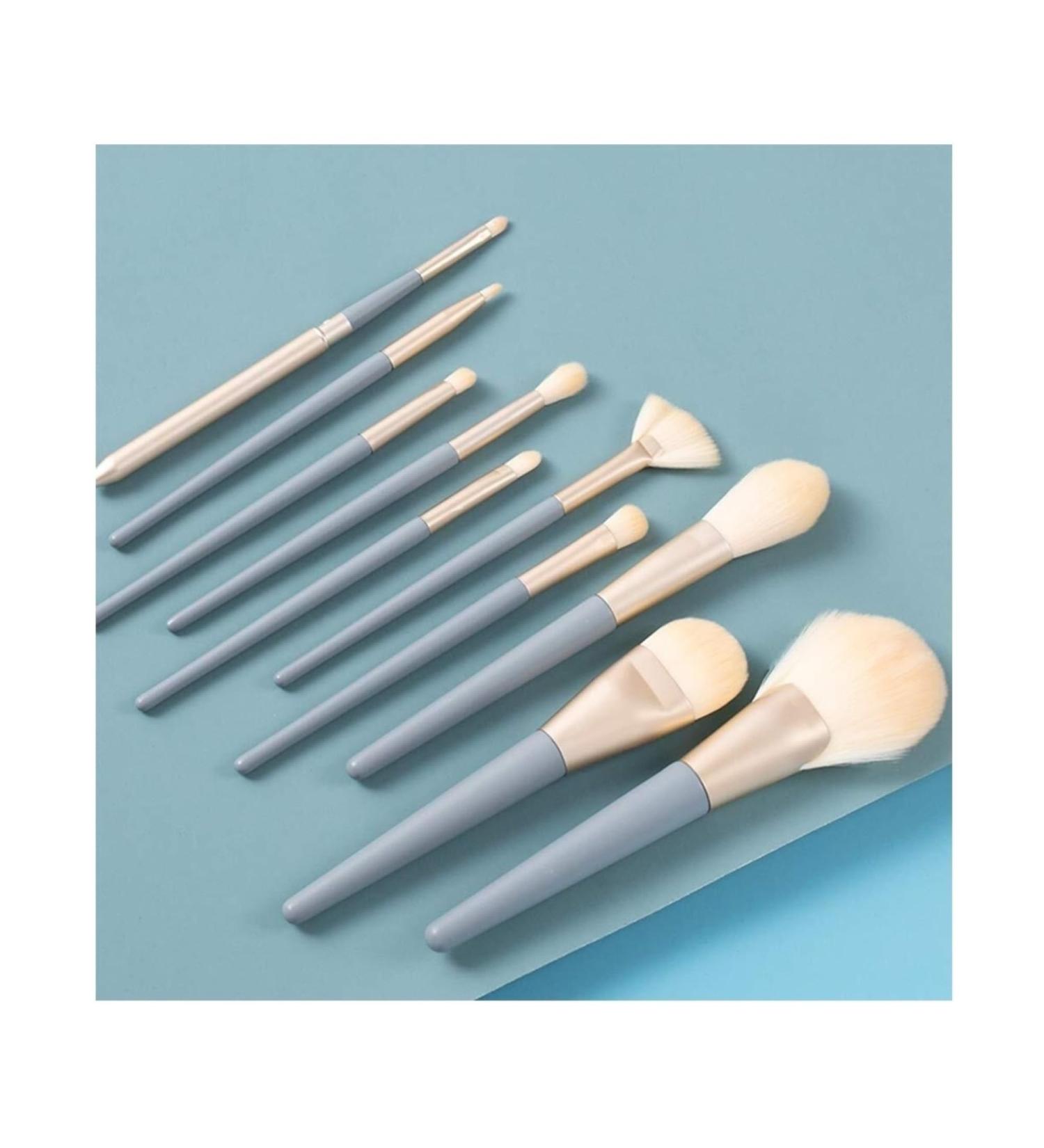 Advanced Synthetic Makeup Brush Set for Foundation Blush Concealer Eyeshadow & Eyeliner International Shipping Available - Buy Online on GoSupps.com