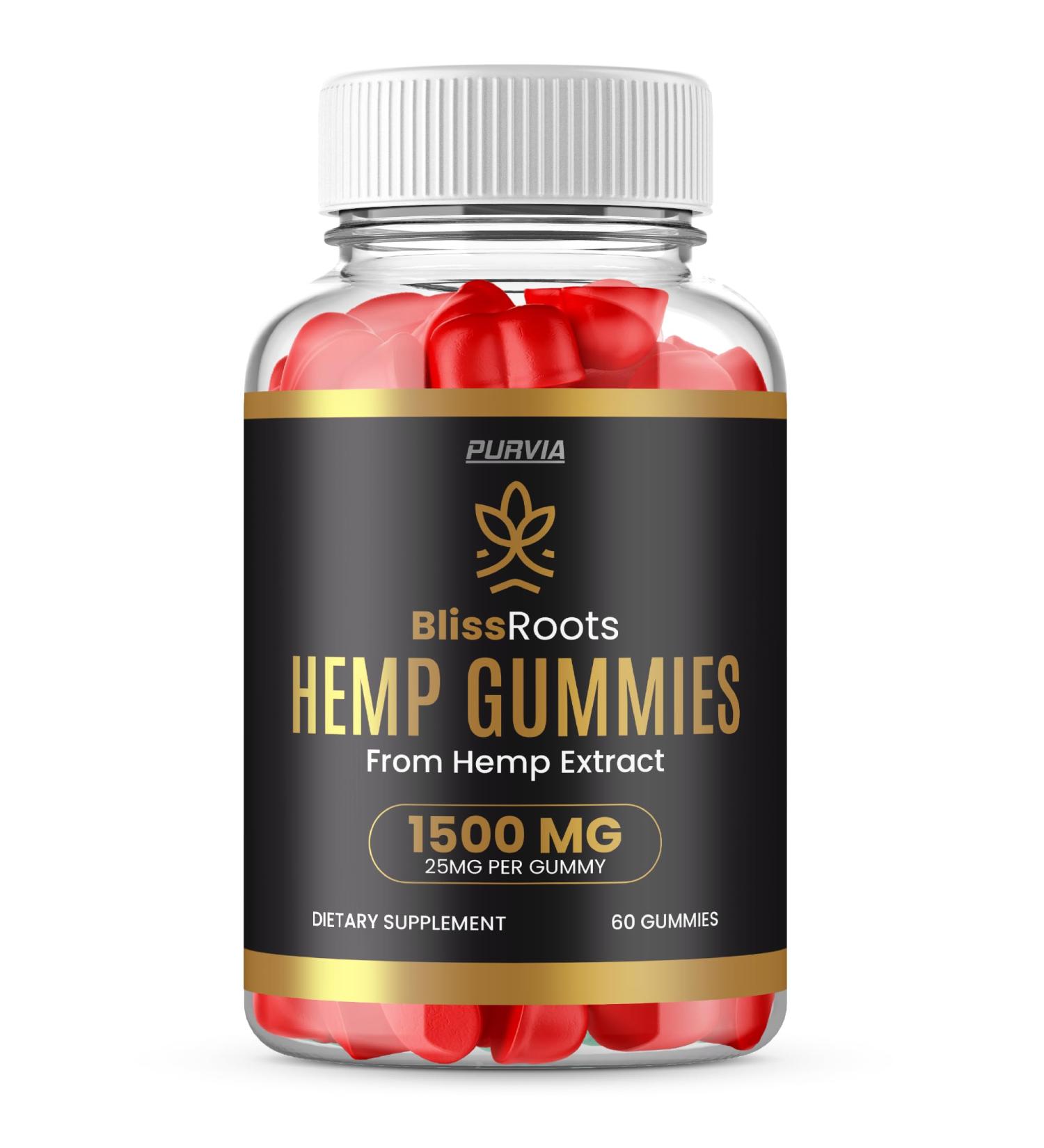 Bliss Roots Gummies - Official Formula - Bliss Roots Hemp Gummies BlissRoots Gummies Maximum Strength Vitamin Supplement Gummy Bliss Roots Hemp Advanced Support USA 1500mg Per Bottle (60 Gummies) - Buy Online on GoSupps.com