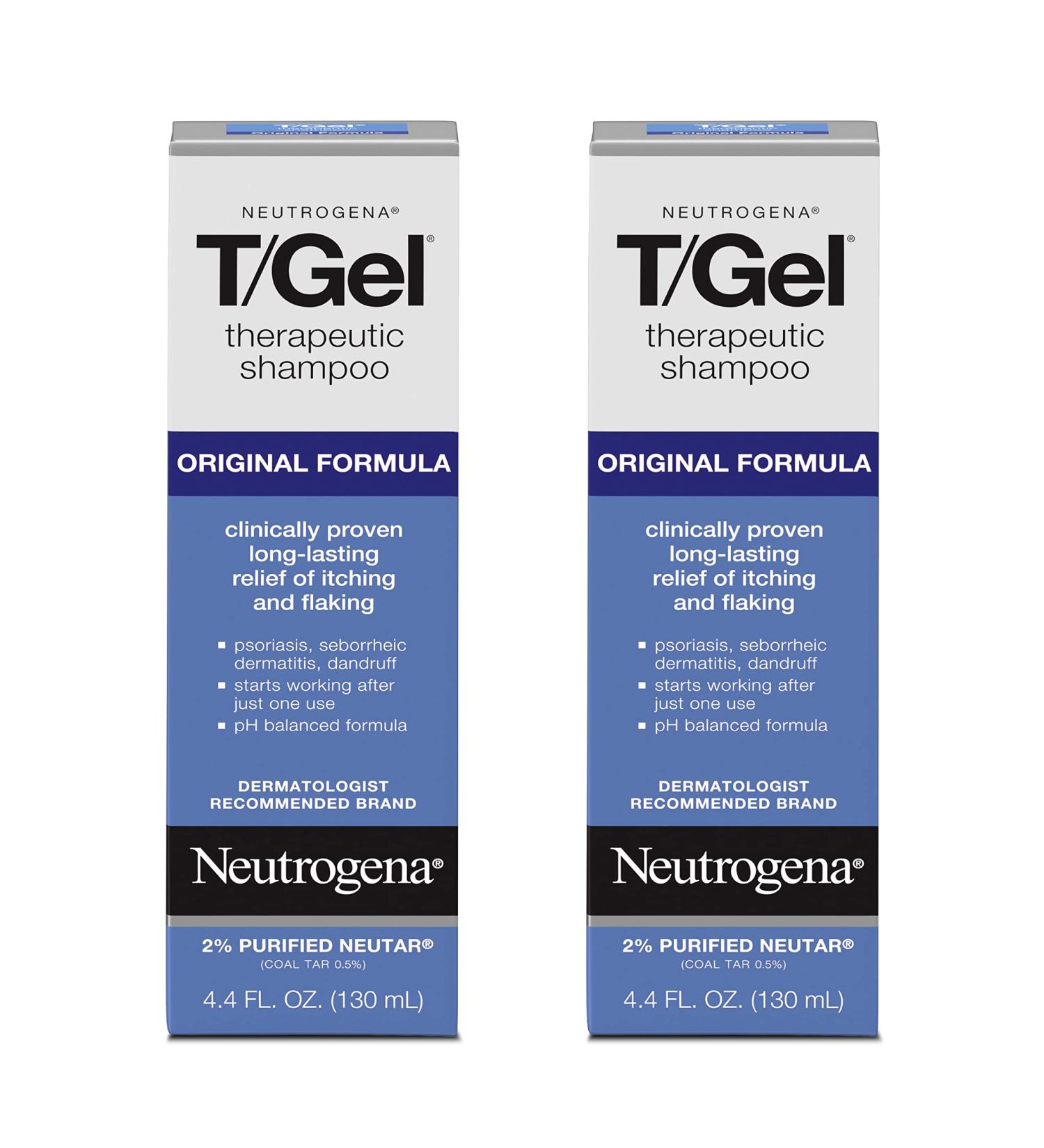 Neutrogena T/Gel Therapeutic Shampoo Original Formula - 2 Pack, 8.5 fl oz - Anti-Dandruff Treatment for Psoriasis & Seborrheic Dermatitis - Buy Online on GoSupps.com