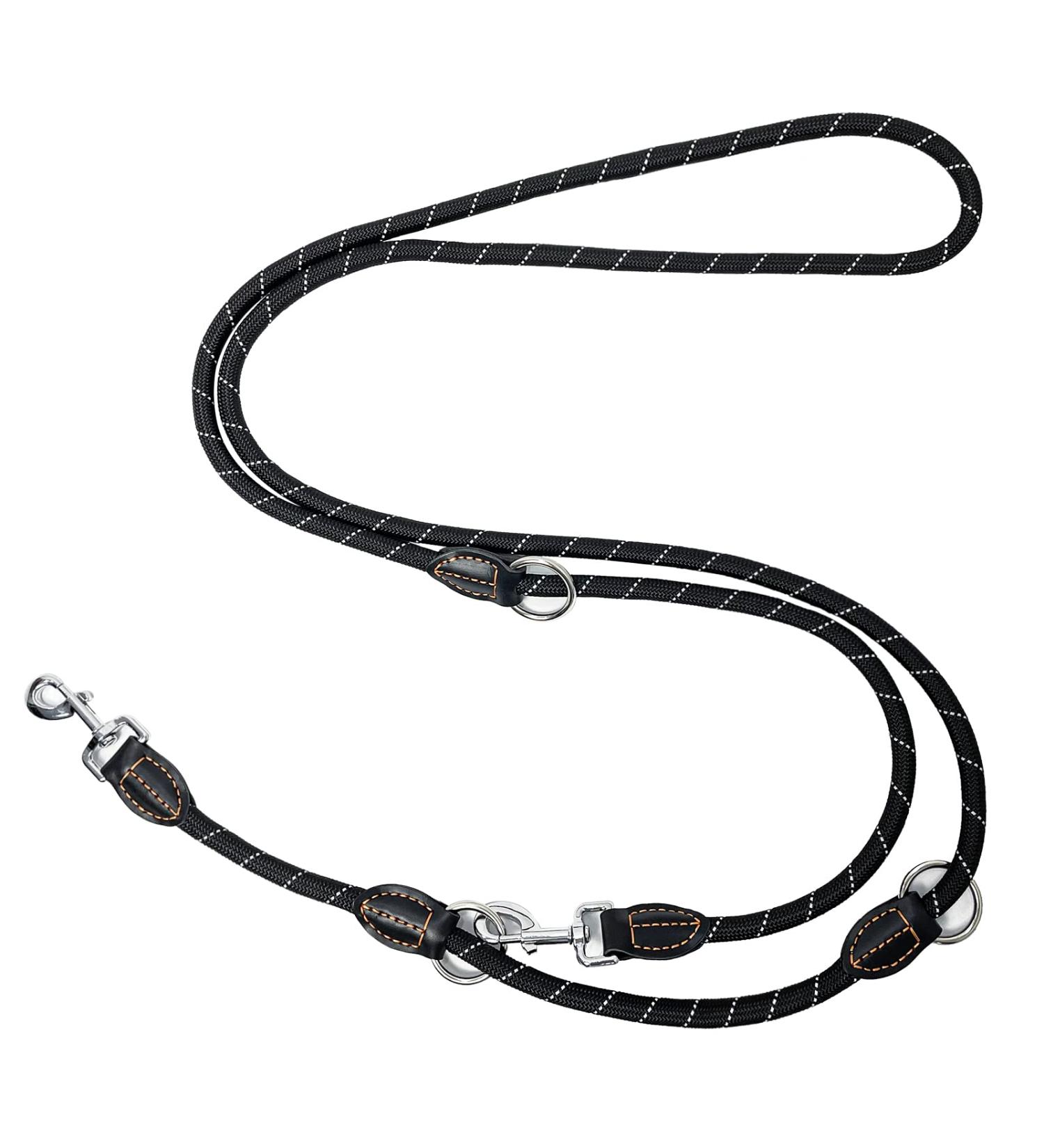 Buy TRHIMLSBRAD Adjustable Dog Leash 3m x 10mm - Multifunctional Double-Leash Black | Perfect for Every Dog - International Shipping Available - Buy Online on GoSupps.com