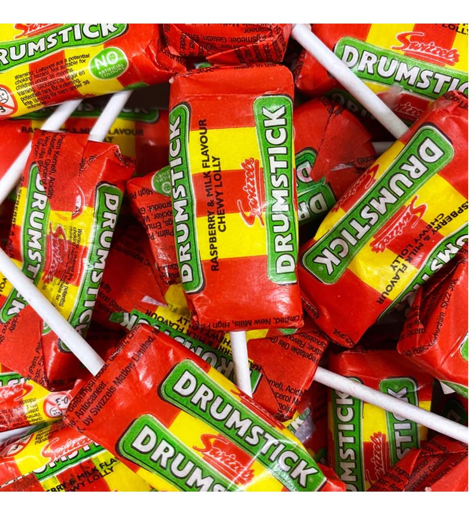 VIMIX Individually Wrapped Fruit Flavour Drumstick Lollipops Bag 1kg - Buy Online on GoSupps.com