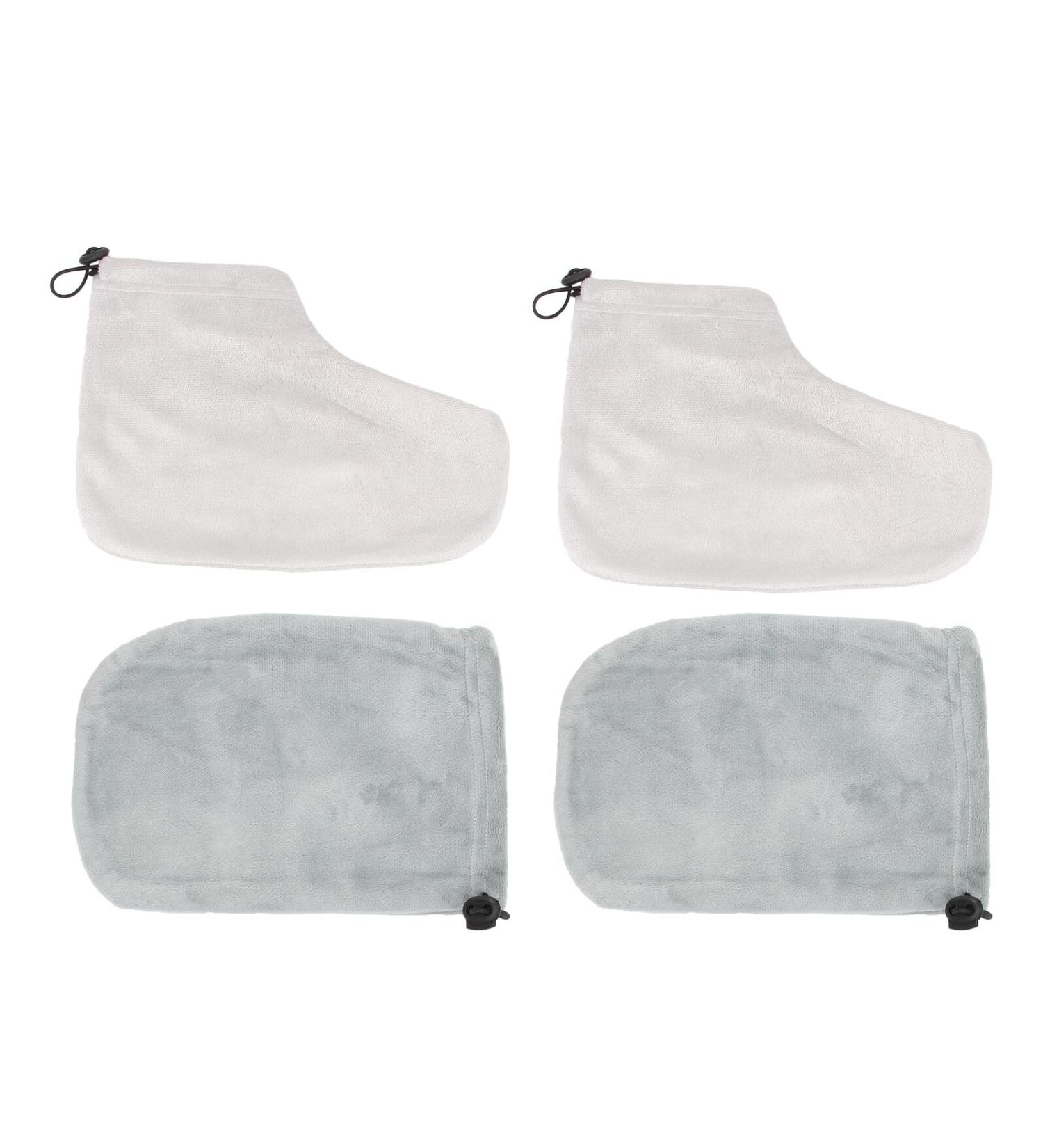 jojofuny Ensemble Accessoires de Paraffine 2 Paires Taille Unique pour Th rapie Bain de Cire Mains et Pieds Usage Domicile Salon Spa Couleur Al atoire - Buy Online on GoSupps.com