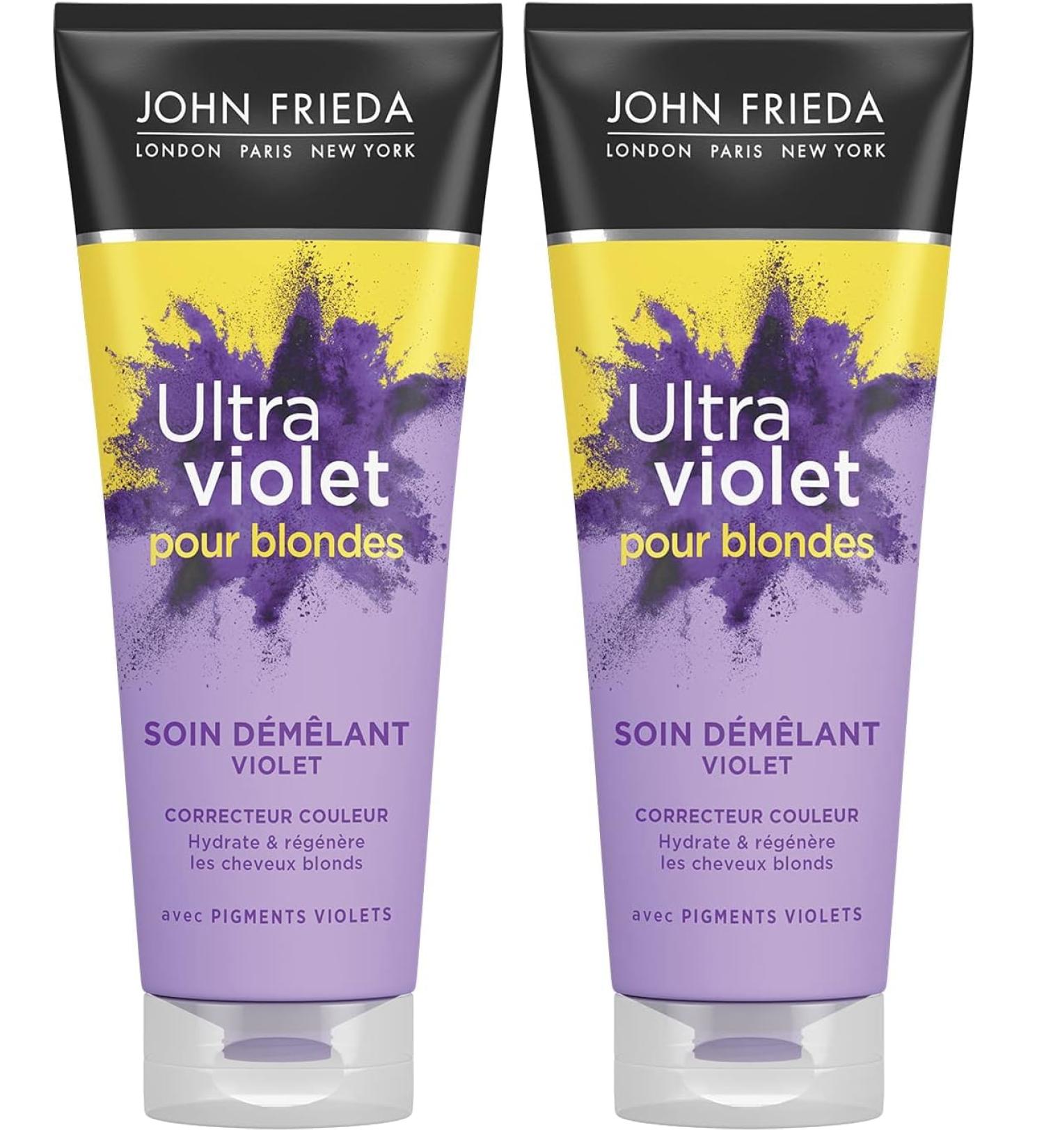 JOHN FRIEDA Ultra Violet pour Blond Soin D m lant Violet 250ml (Lot de 2) Violet 250 ml (Lot de 2) - Buy Online on GoSupps.com