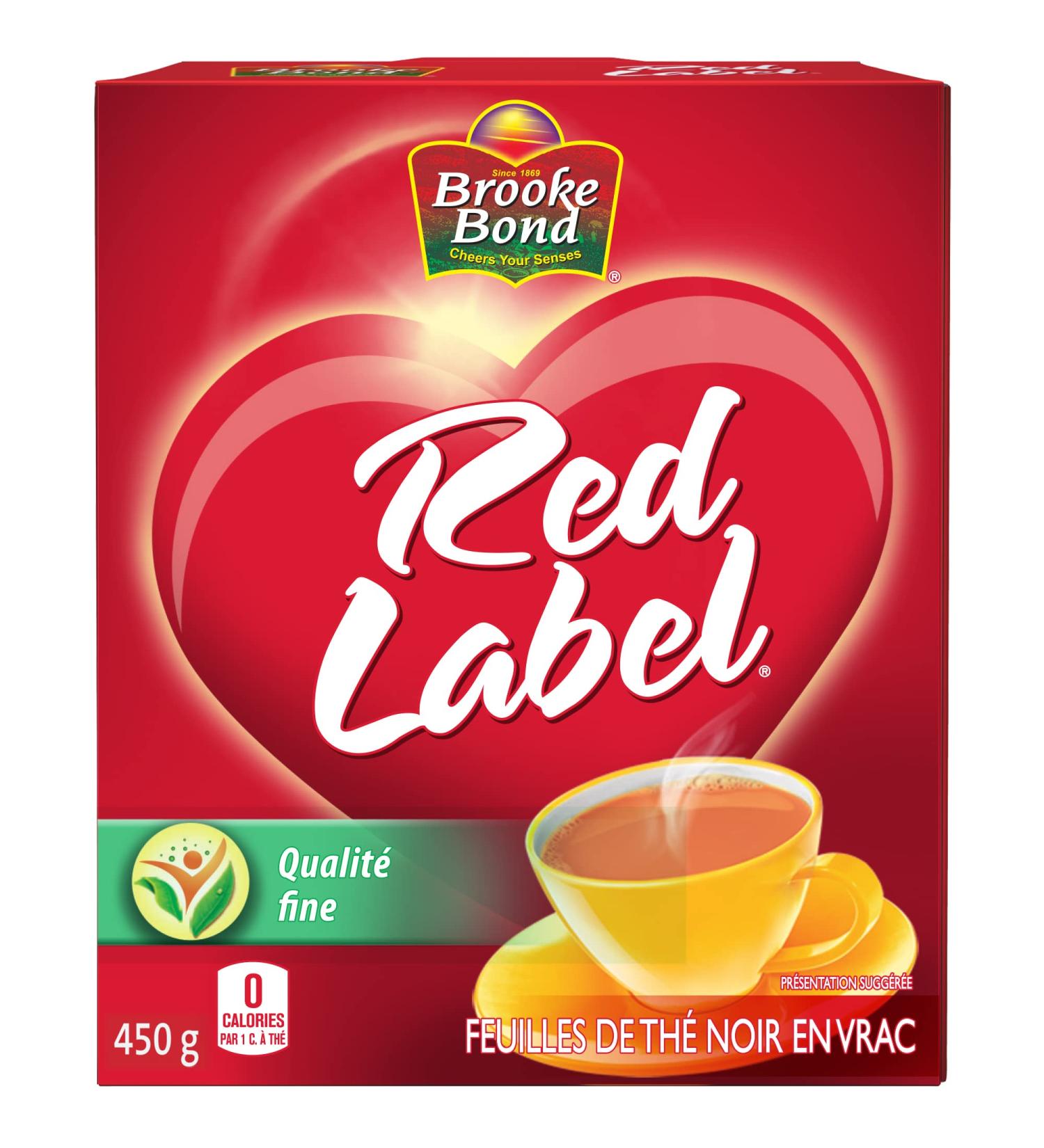 Brooke Bond Red Label Loose Black Tea 450g Black Tea 450 g (Pack of 1) - Buy Online on GoSupps.com