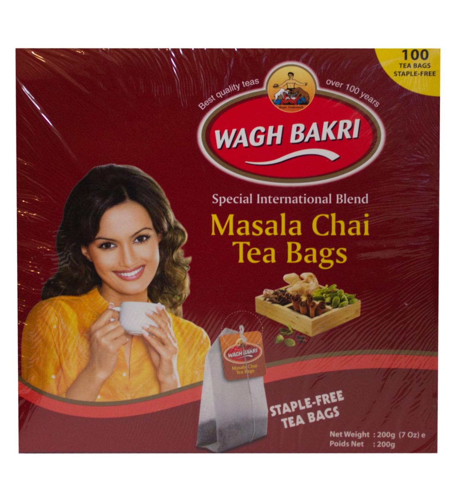 Wagh Bakri Masala Chai 100'S (Pack of 2) by Wagh Bakri