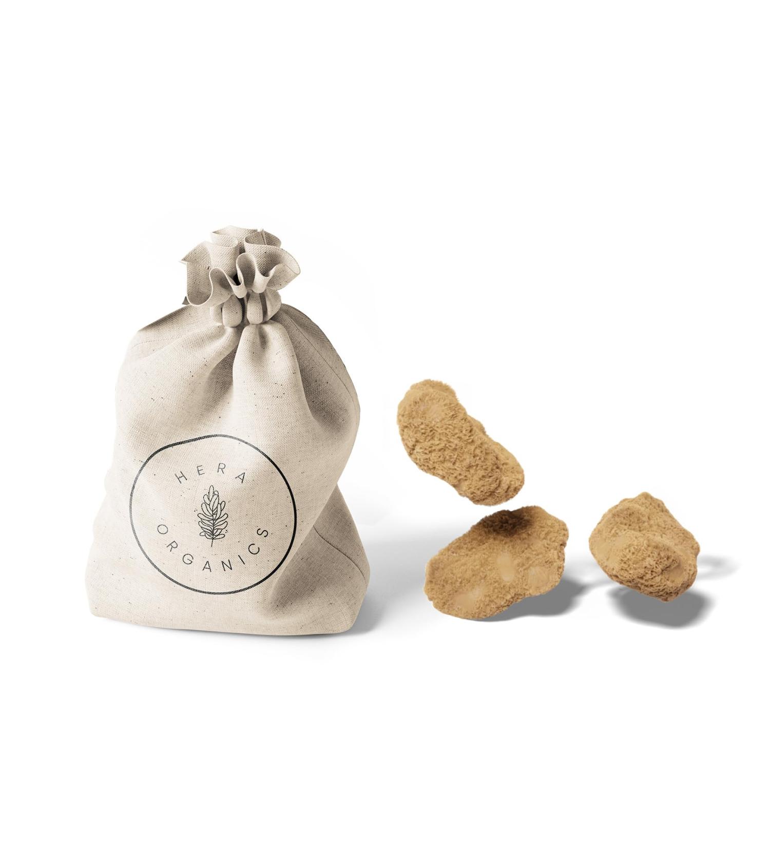 HERA Organics Menstrual Sponge Natural & Reusable Alternative to Tampons | Soft Period Sponge | Eco-Friendly 3xL - Buy Online on GoSupps.com