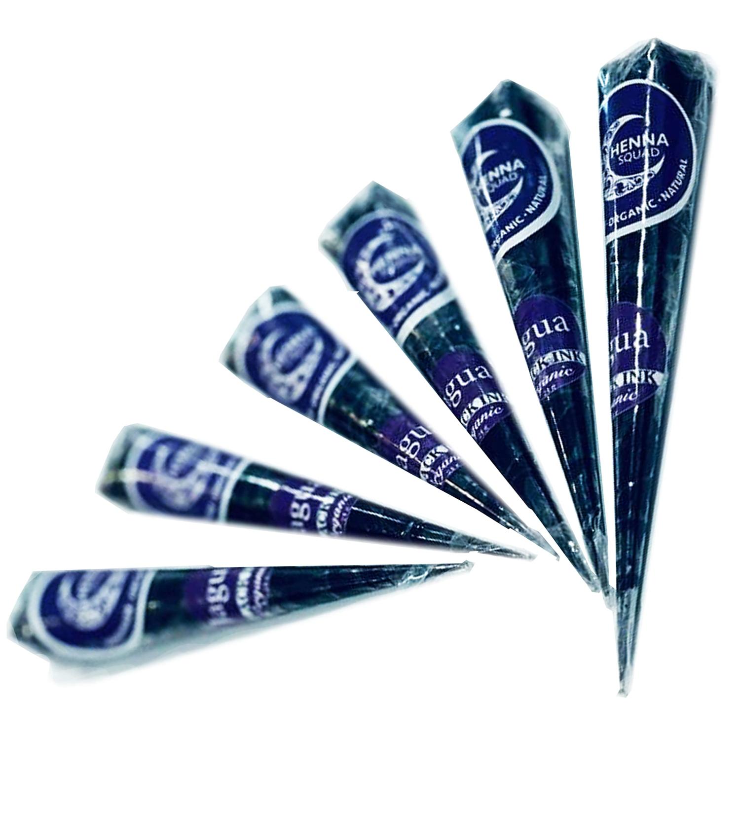 Jagua Tattoo Kit: Waterproof Semi Permanent Black Ink Gel for Skin Art - 2 Tubes, Jagua Pens for Fake Freckles & Temporary Tattoos - Skin Safe Markers with Organic Jagua Juice - Buy Online on GoSupps.com