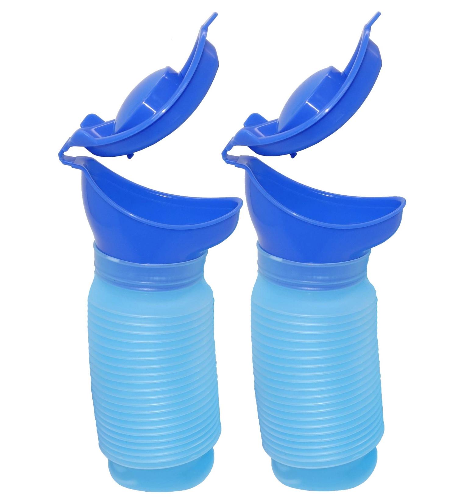 Double Pack Uriwell - 2x 800ml Reusable Mobile Urinal for Travel & Outdoor Use | International Shipping Available - Buy Online on GoSupps.com