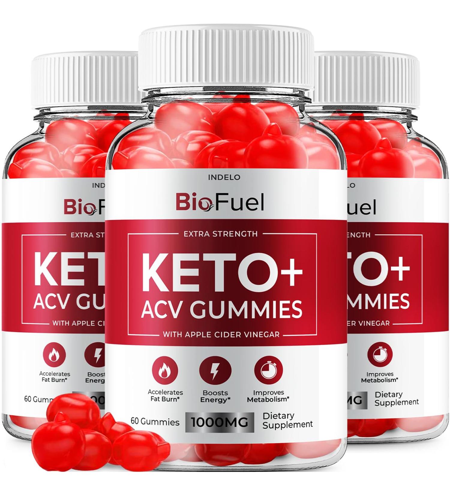(3 Pack) Bio Fuel Keto ACV Gummies - Advanced Formula BioFuel Keto Plus ACV Gummies Apple Cider Vinegar Bio Fuel ACV Weight Management Gummies Dietary Supplement Reviews Men Women (180 Gummies) - Buy Online on GoSupps.com
