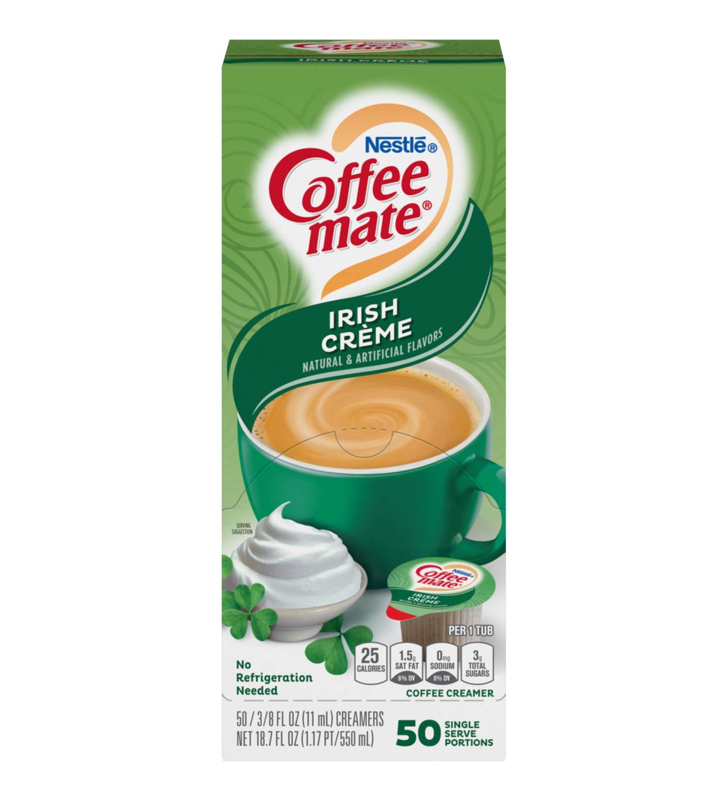 Coffee-Mate Irish Cr me Coffee Creamer (50ct) - Buy Online on GoSupps.com