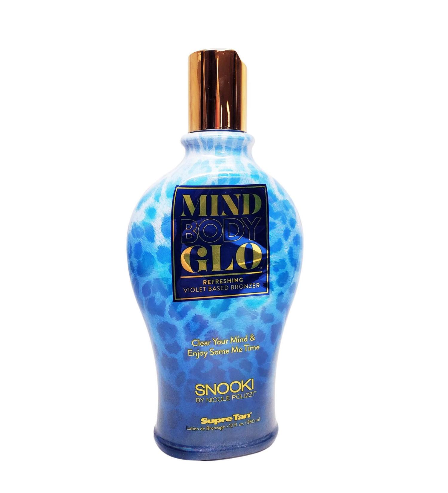 Snooki Mind Body & Glo Lotion 12 oz - Best Tanning Bed Lotion for Radiant Tan | International Shipping - Buy Online on GoSupps.com