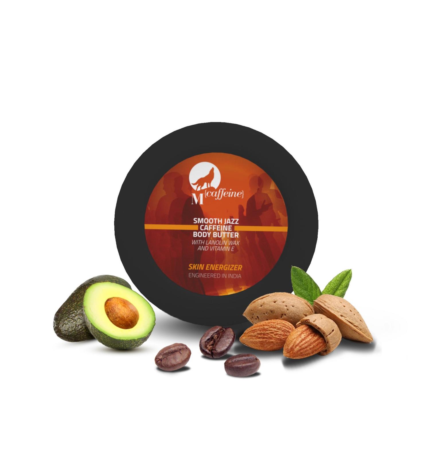Shop Mcaffeine Smooth Jazz Caffeine Body Butter 50ml | Nourishing Skincare for All Skin Types - Buy Online on GoSupps.com