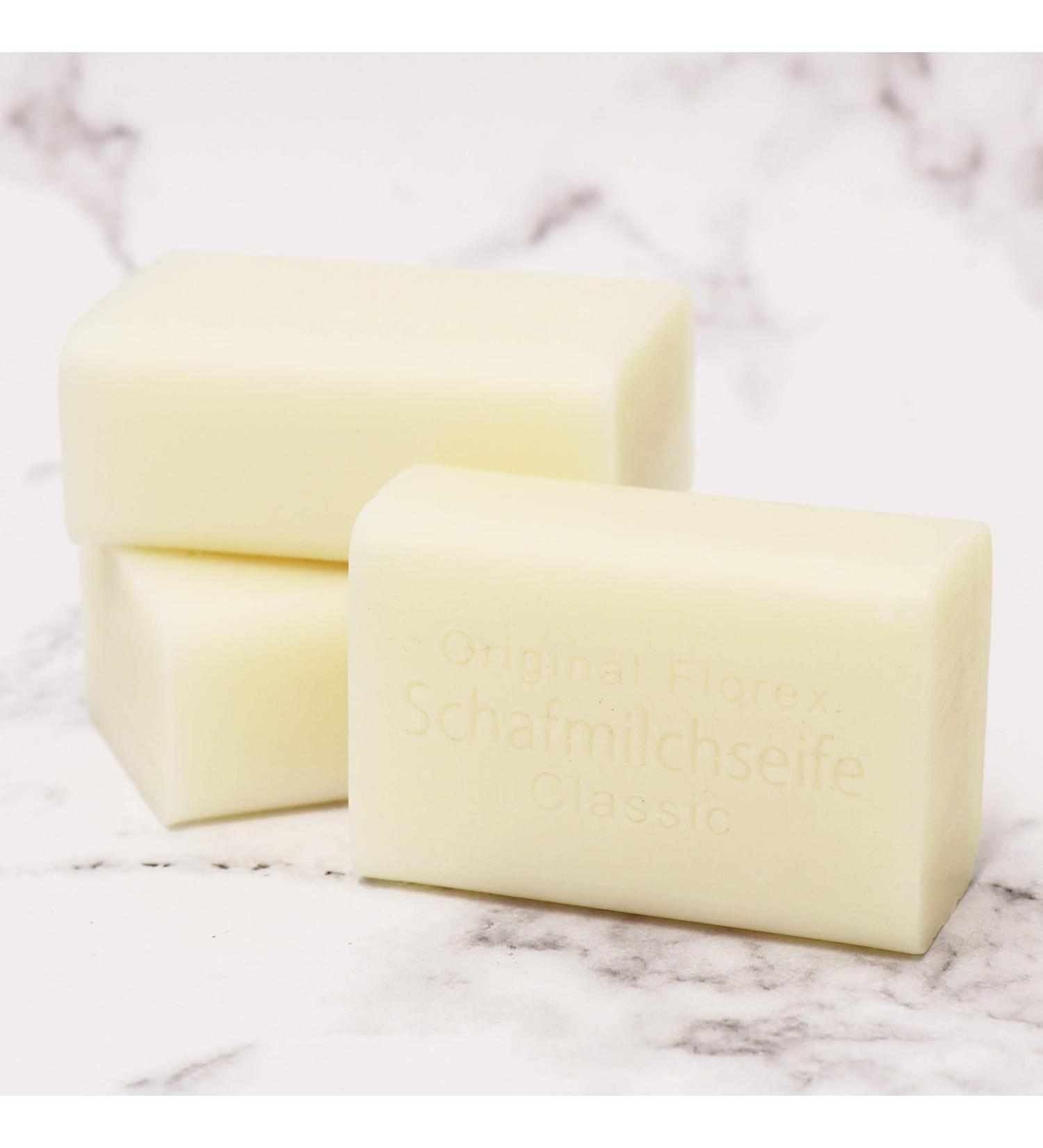  Florex Sheep Milk Soap Square 4x100g Classic Cellophane Wrapped - Buy Online on GoSupps.com