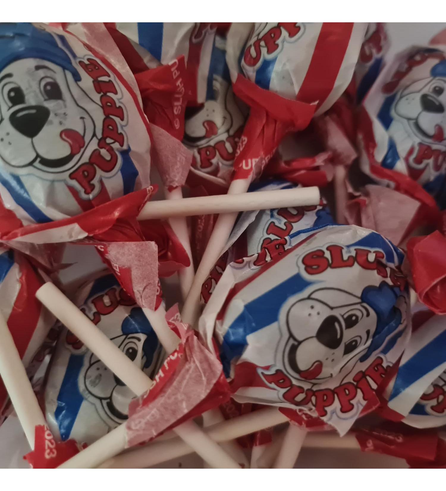 Slush Puppie Tongue Painter Pops Lollies Rose Confectionery 10g (Pack of 30)
