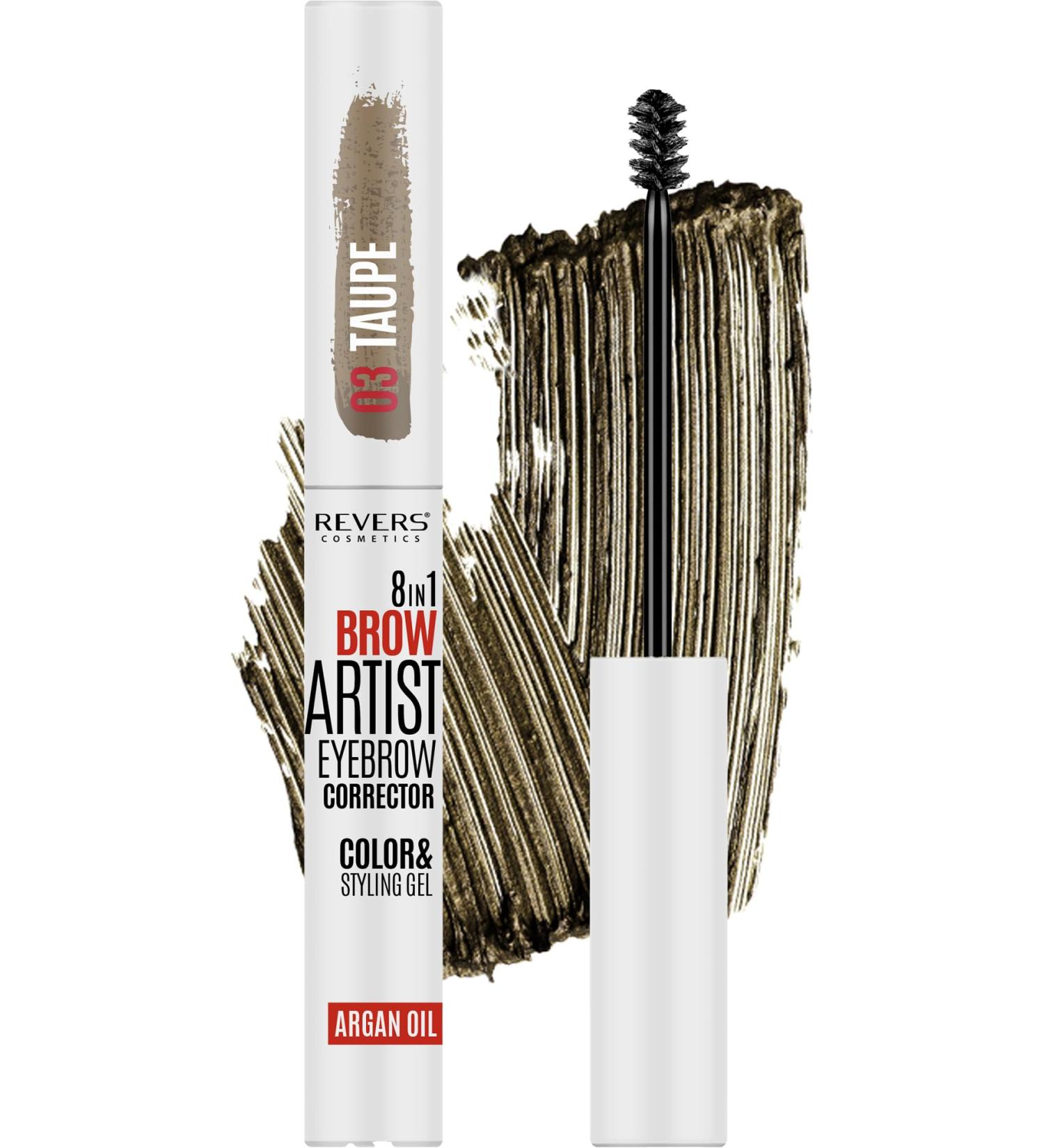 Revers Cosmetics LEVER COSMETICS Brow Artist 8in1 concealer gel for the eyebrows coloring fixes gives volume for visibly fuller and always tidy eyebrows quick styling with longlasting formula - Buy Online on GoSupps.com