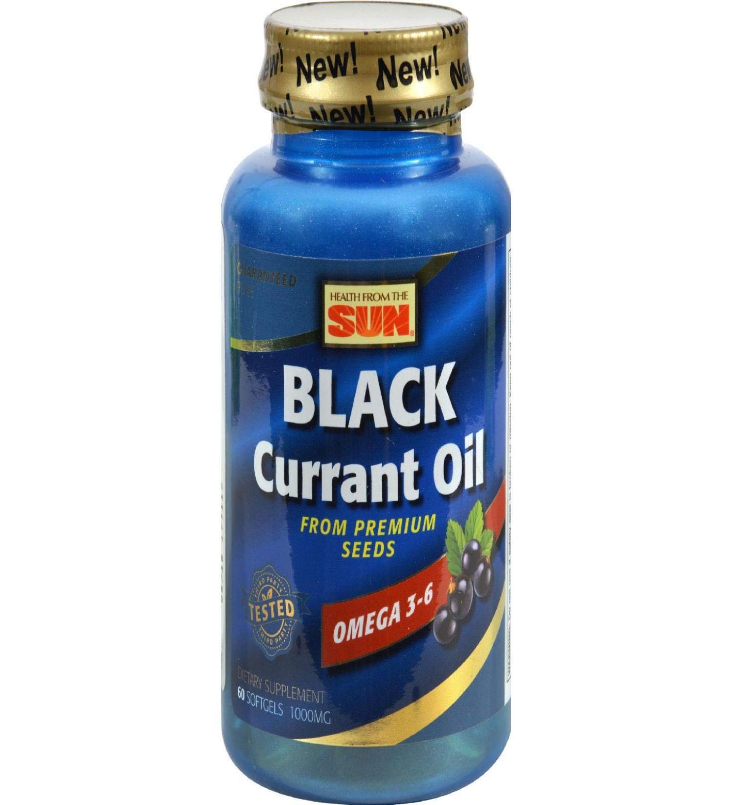 Buy Black Currant Oil 60 Sgels - Premium Quality Fast International Shipping - Buy Online on GoSupps.com