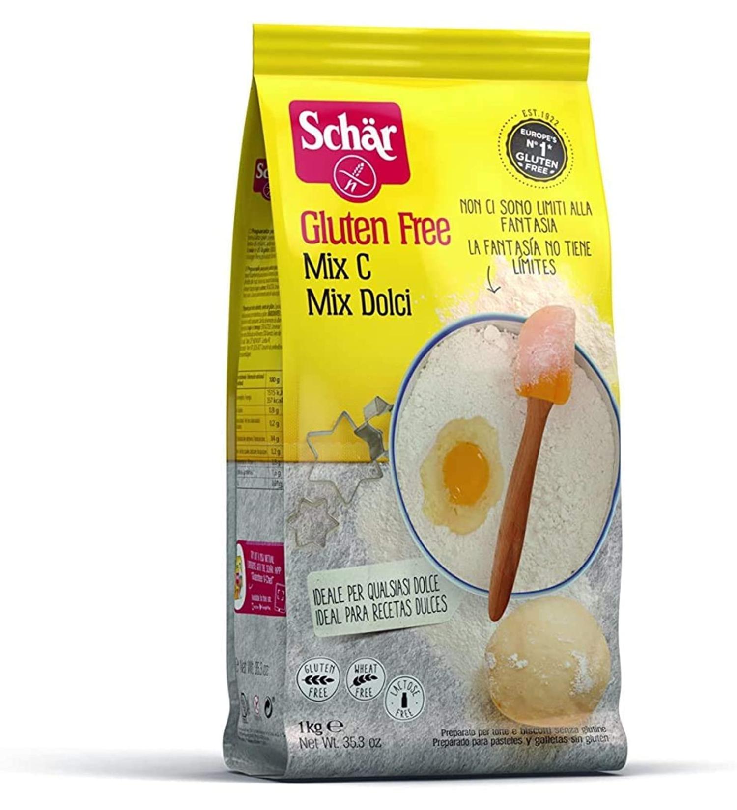 Schar Gluten Free Mix C Flour - 1 kg | Premium Gluten-Free Baking Mix for International Shipping - Buy Online on GoSupps.com