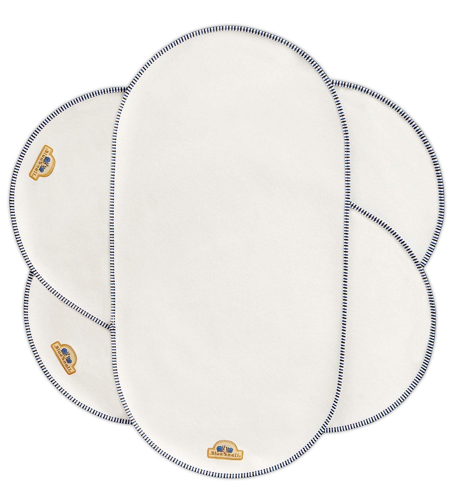 BlueSnail Soft Waterproof Changing Mat Liner 3 Count - Bassinet Pad 14x26.5 - White - Buy Online on GoSupps.com